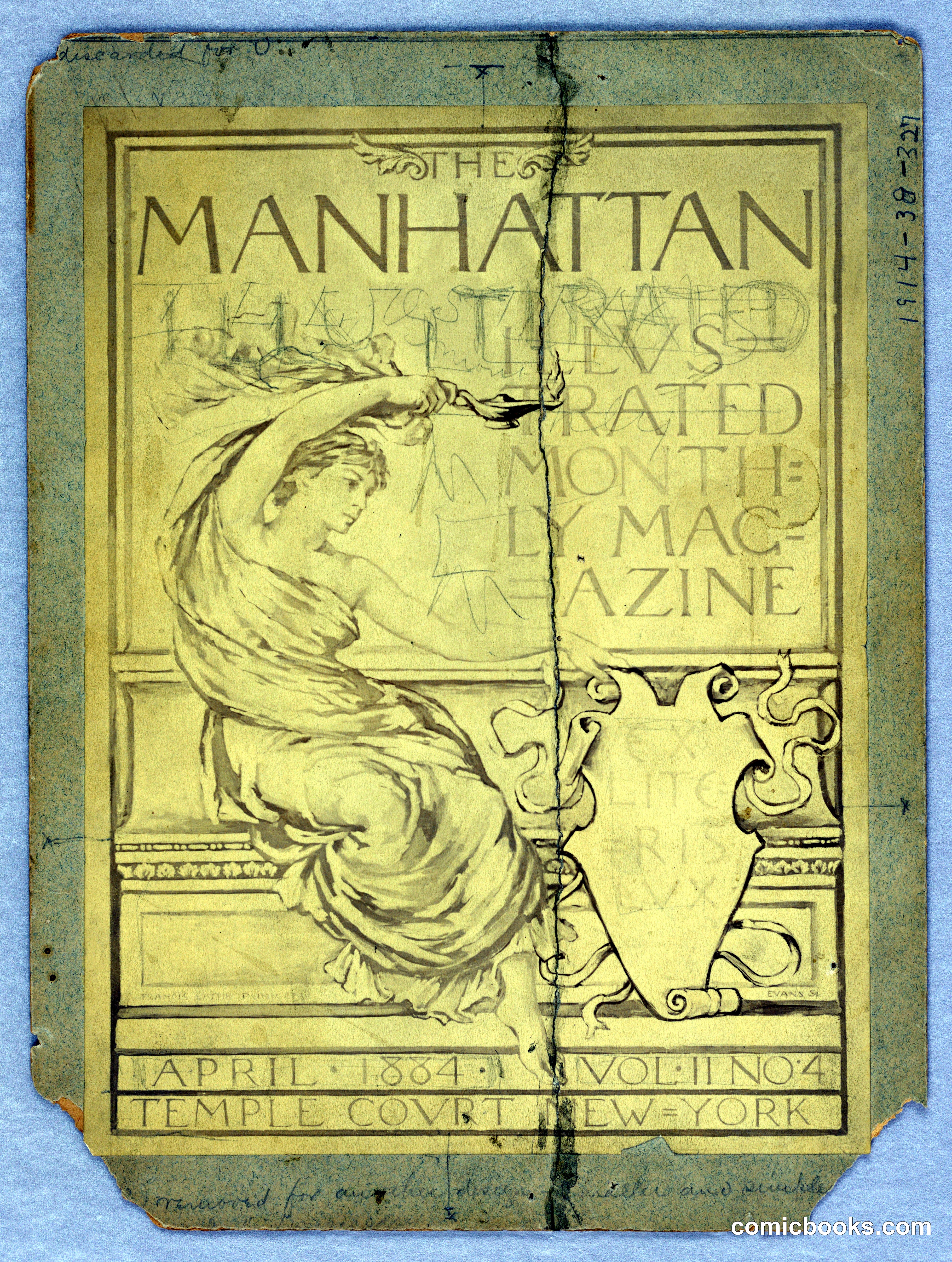The Manhattan Illustrated Monthly Magazine Cover