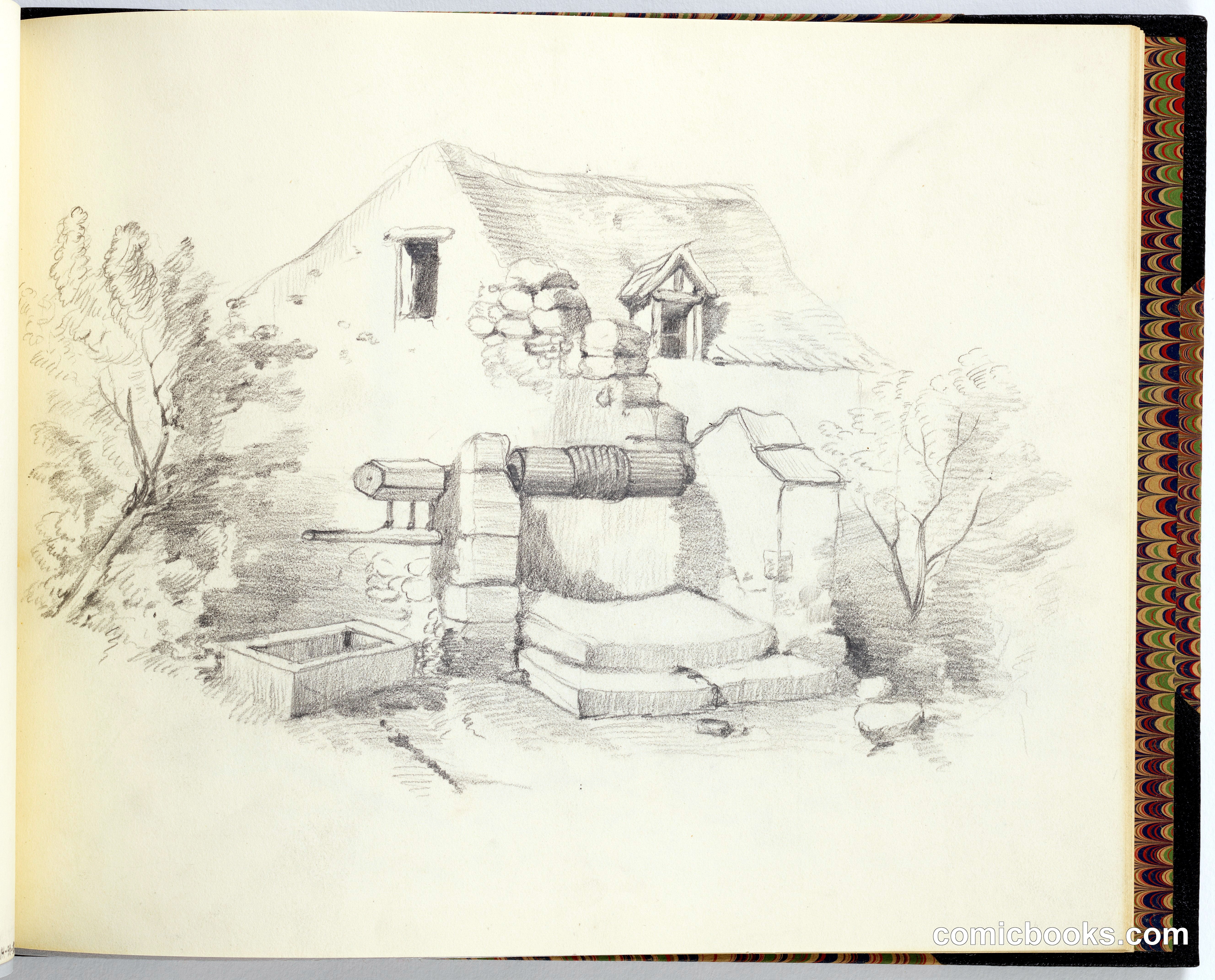 House and Well