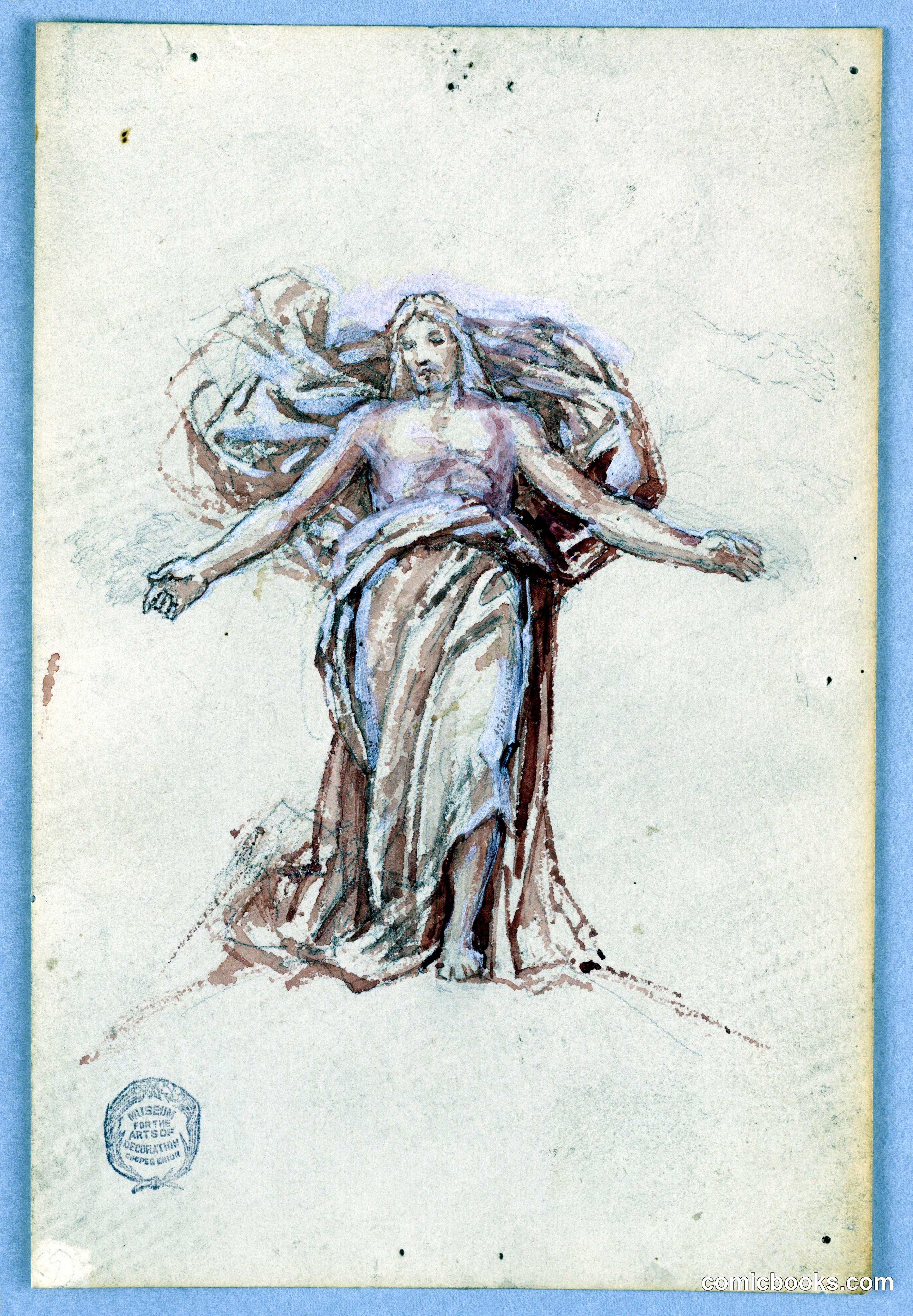 Study for Christ, Chancel of St. Bartholomew, New York