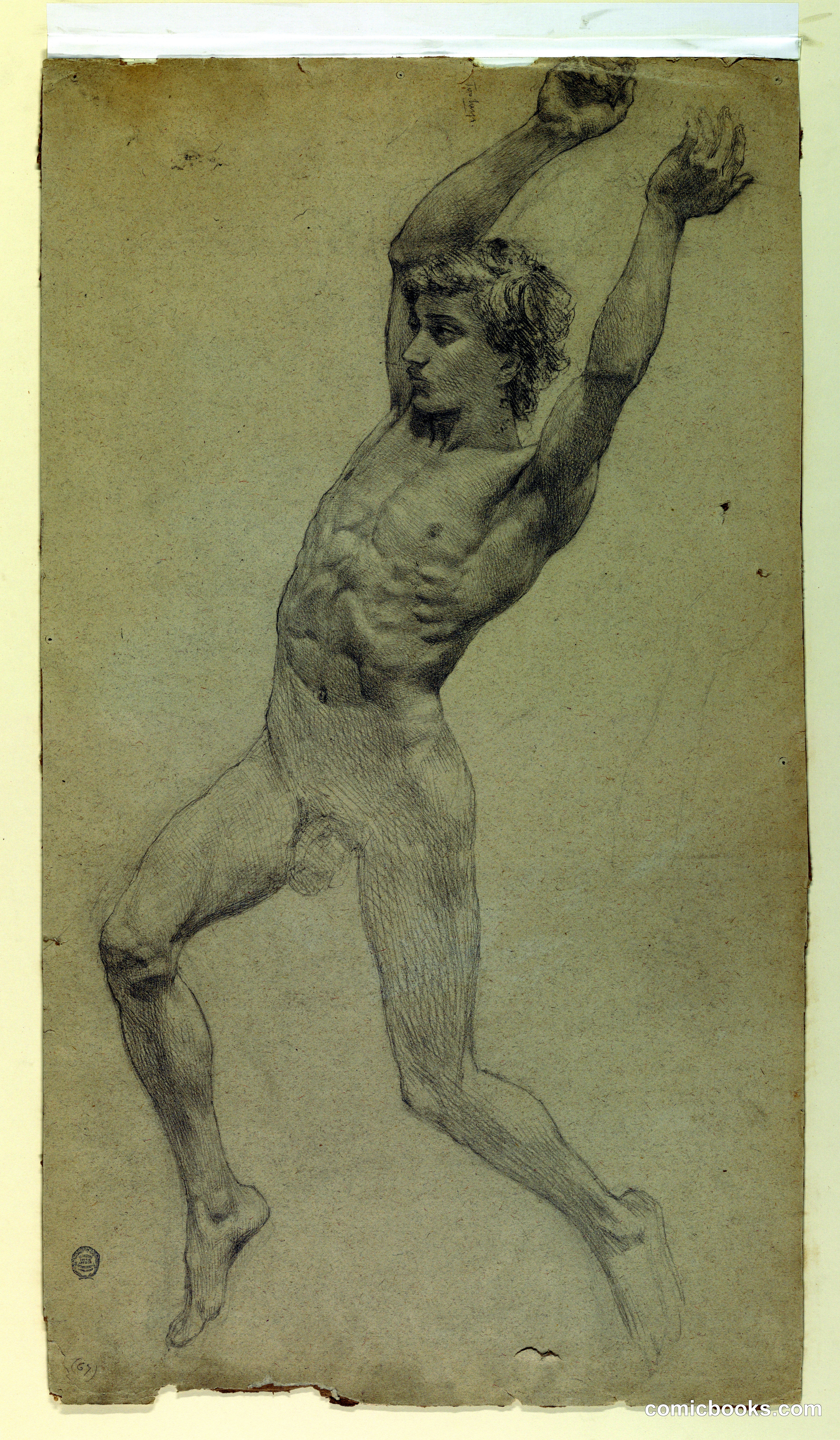 Figure Study for Diana and Her Attendants among the Constellations