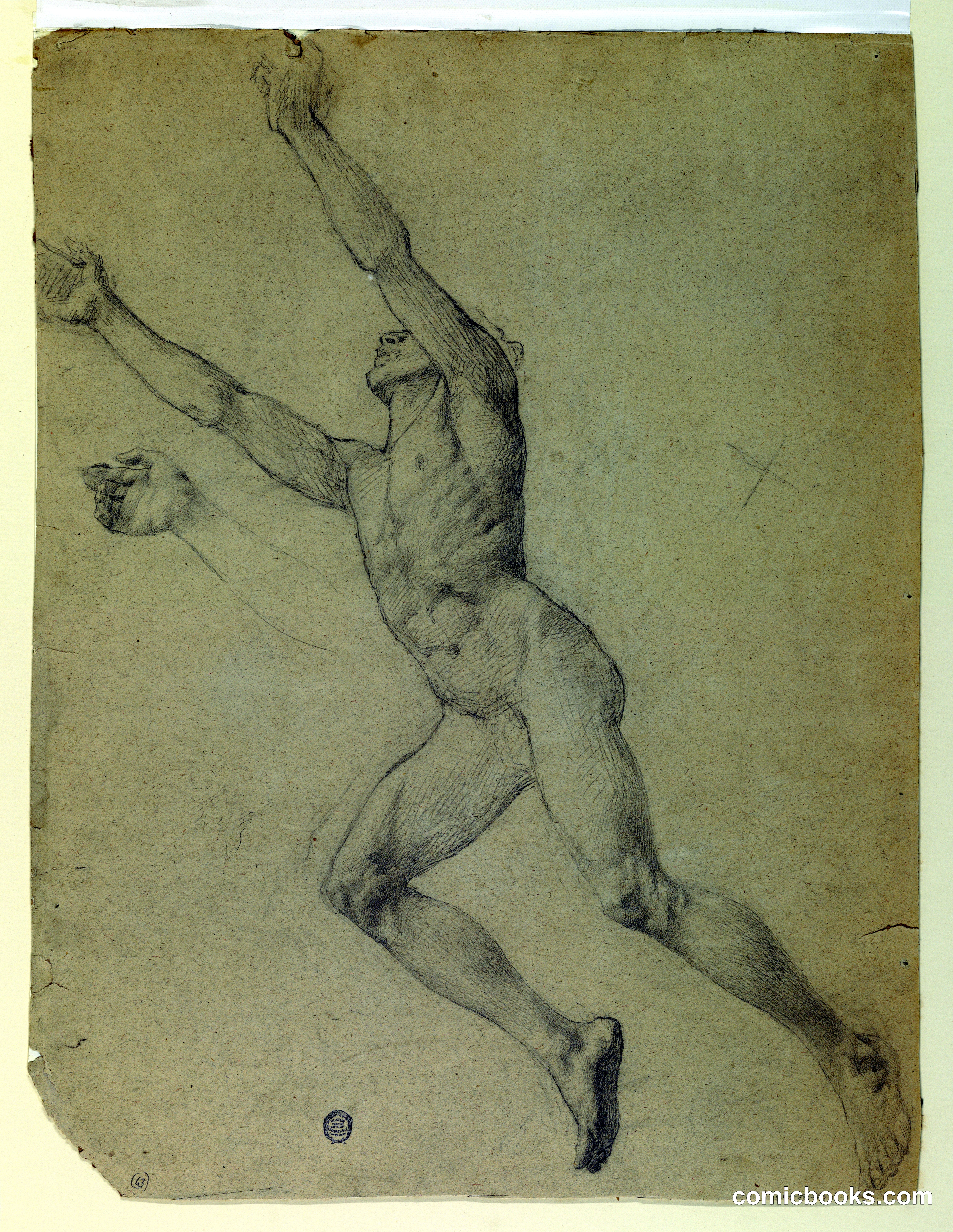 Figure Study for Diana and Her Attendants among the Constellations