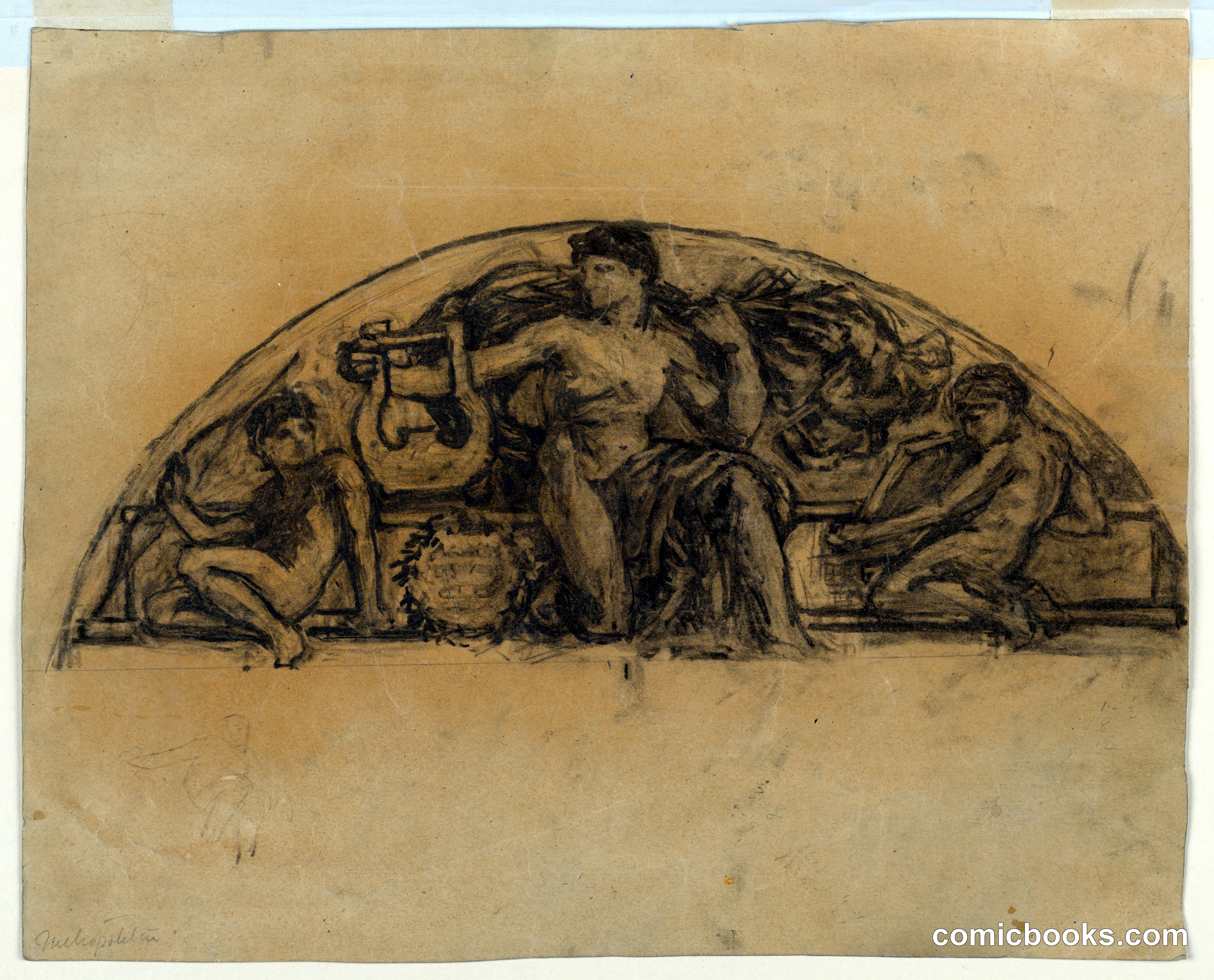 Study for Apollo, Metropolitan Opera