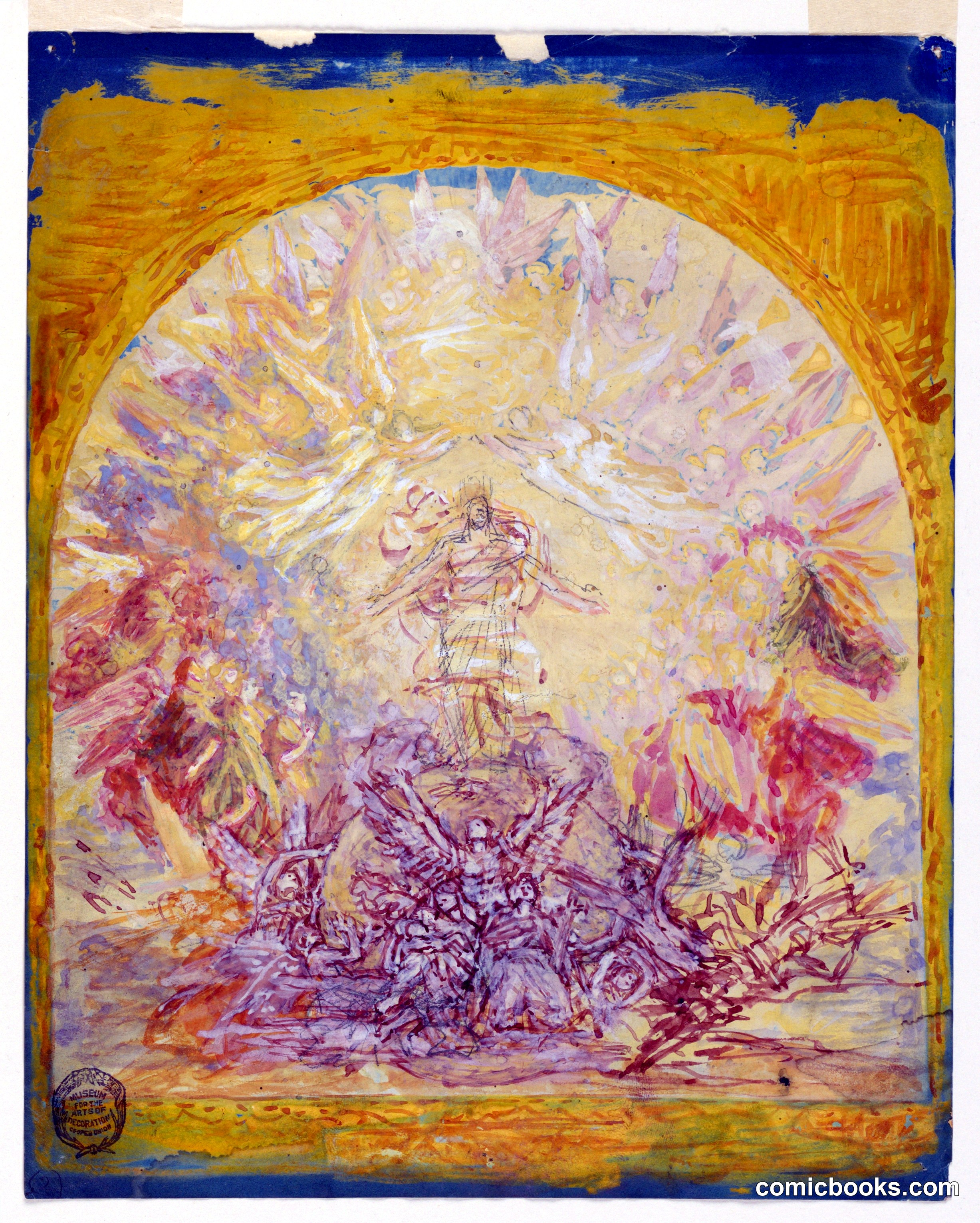 Sketch for the Painting in the Chancel of St. Bartholomew, New York City