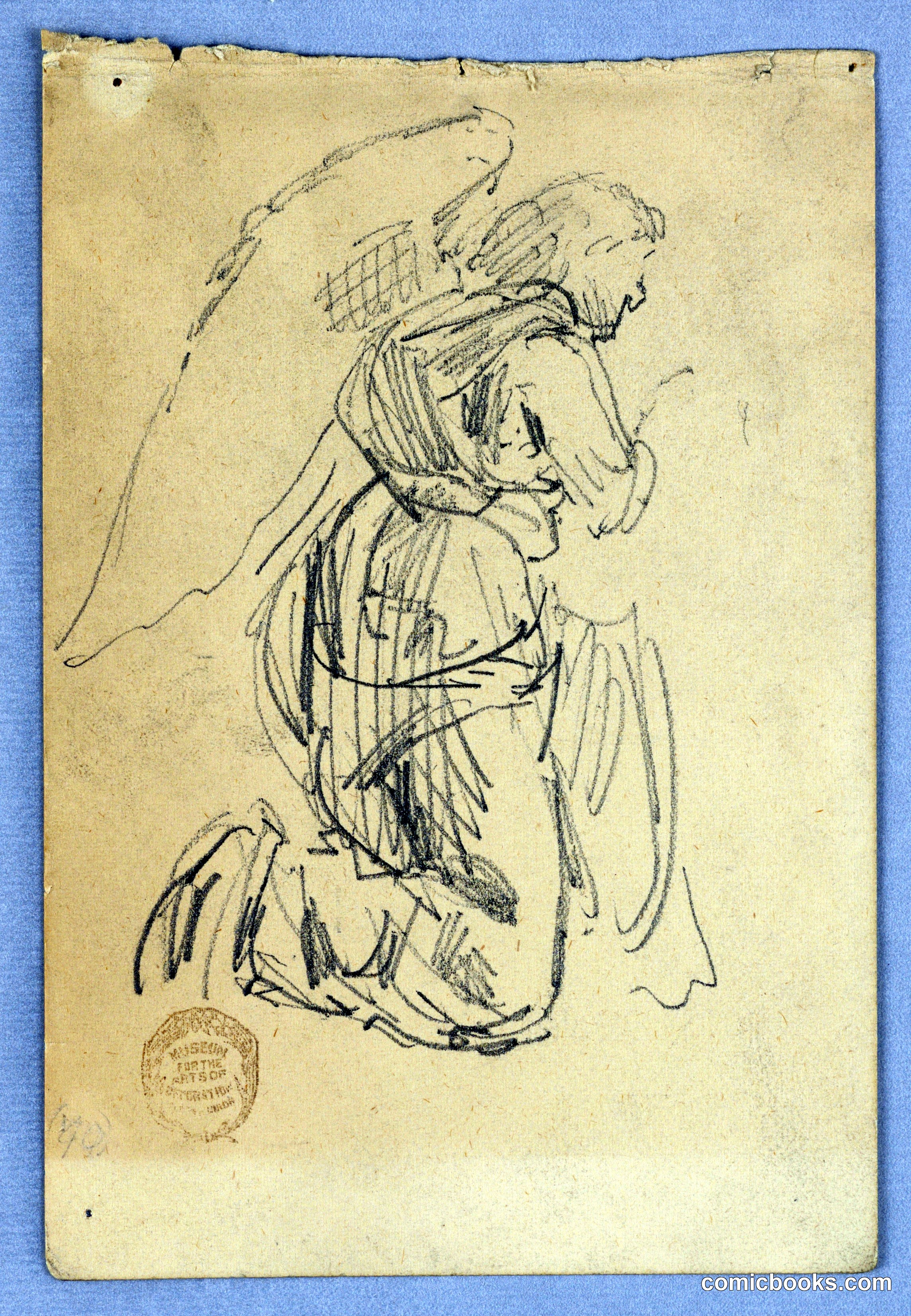 Study for an Angel in Adoration