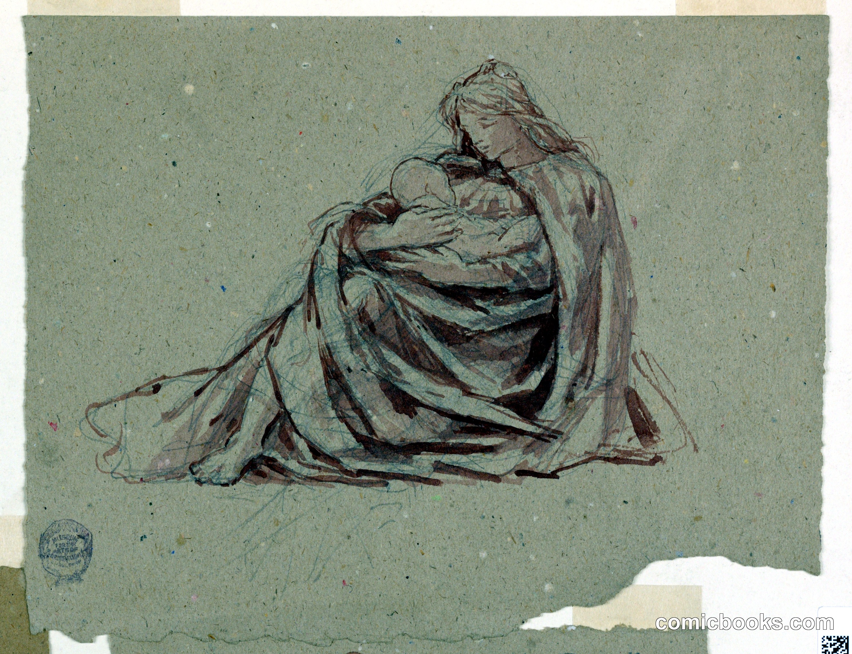 Study for 'Charity,' St. Bartholomew's Church