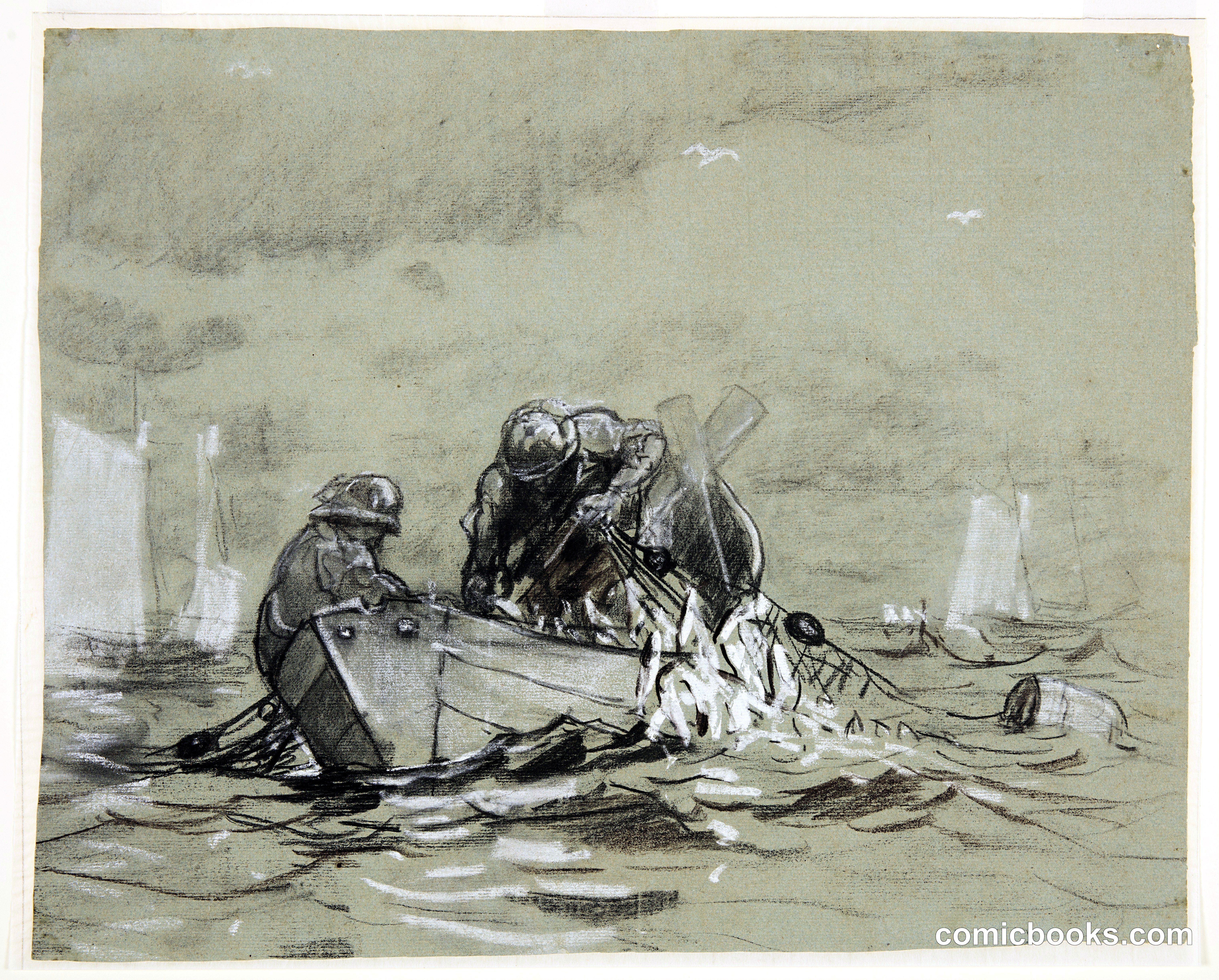 Study for 'The Herring Net'