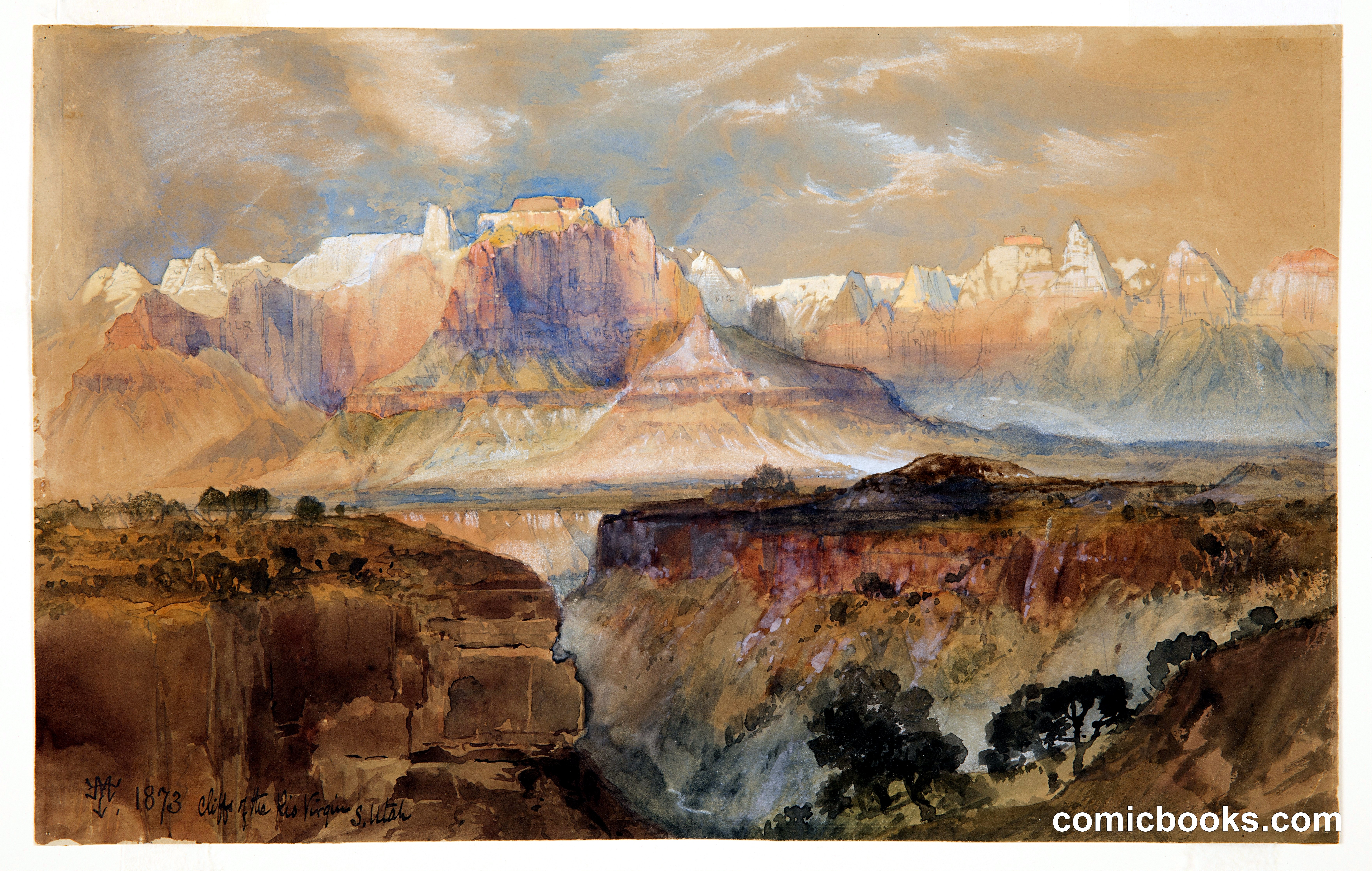 Cliffs of the Rio Virgin, South Utah