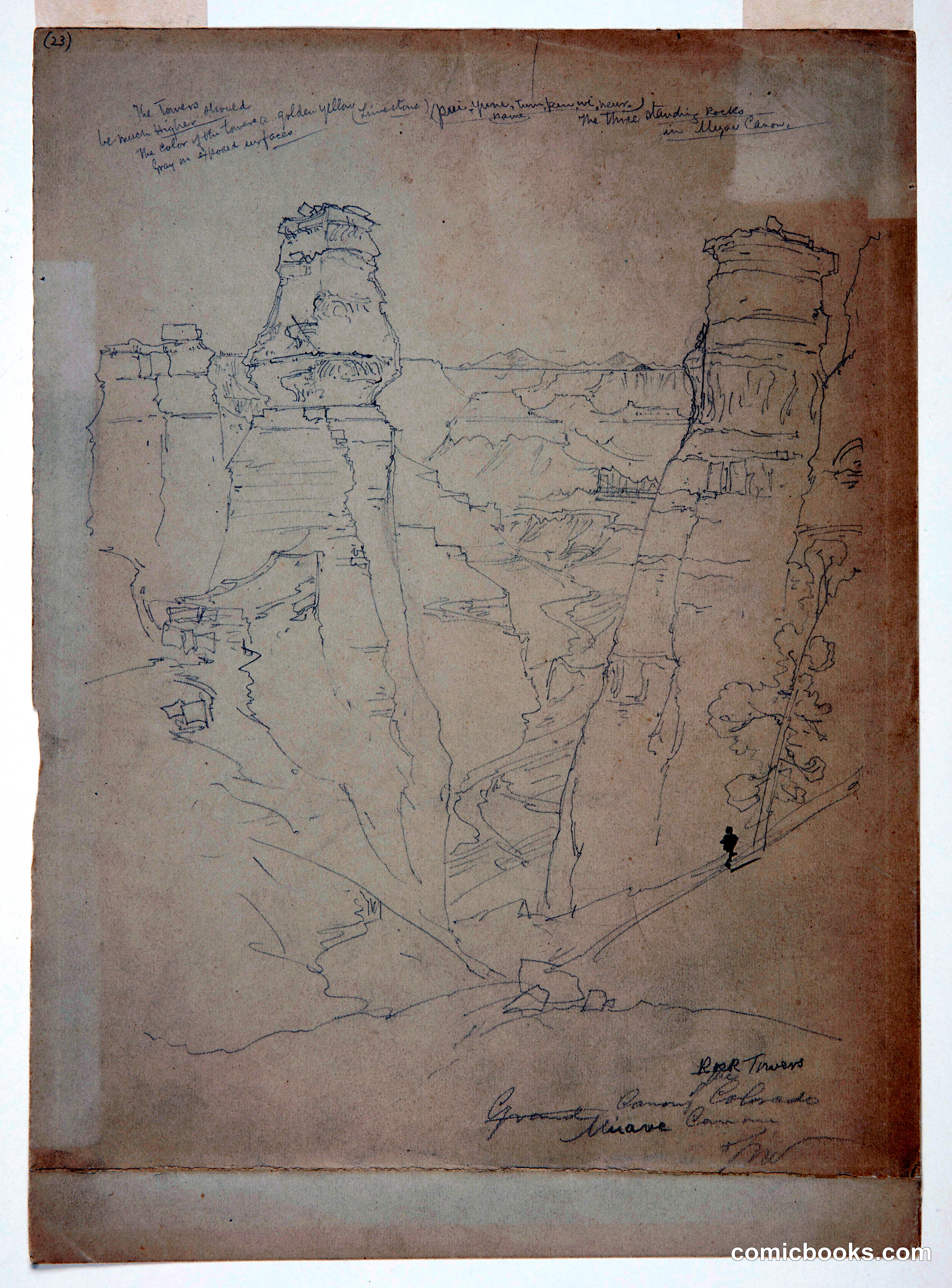 Rock Towers in the Muave Canyon, Colorado