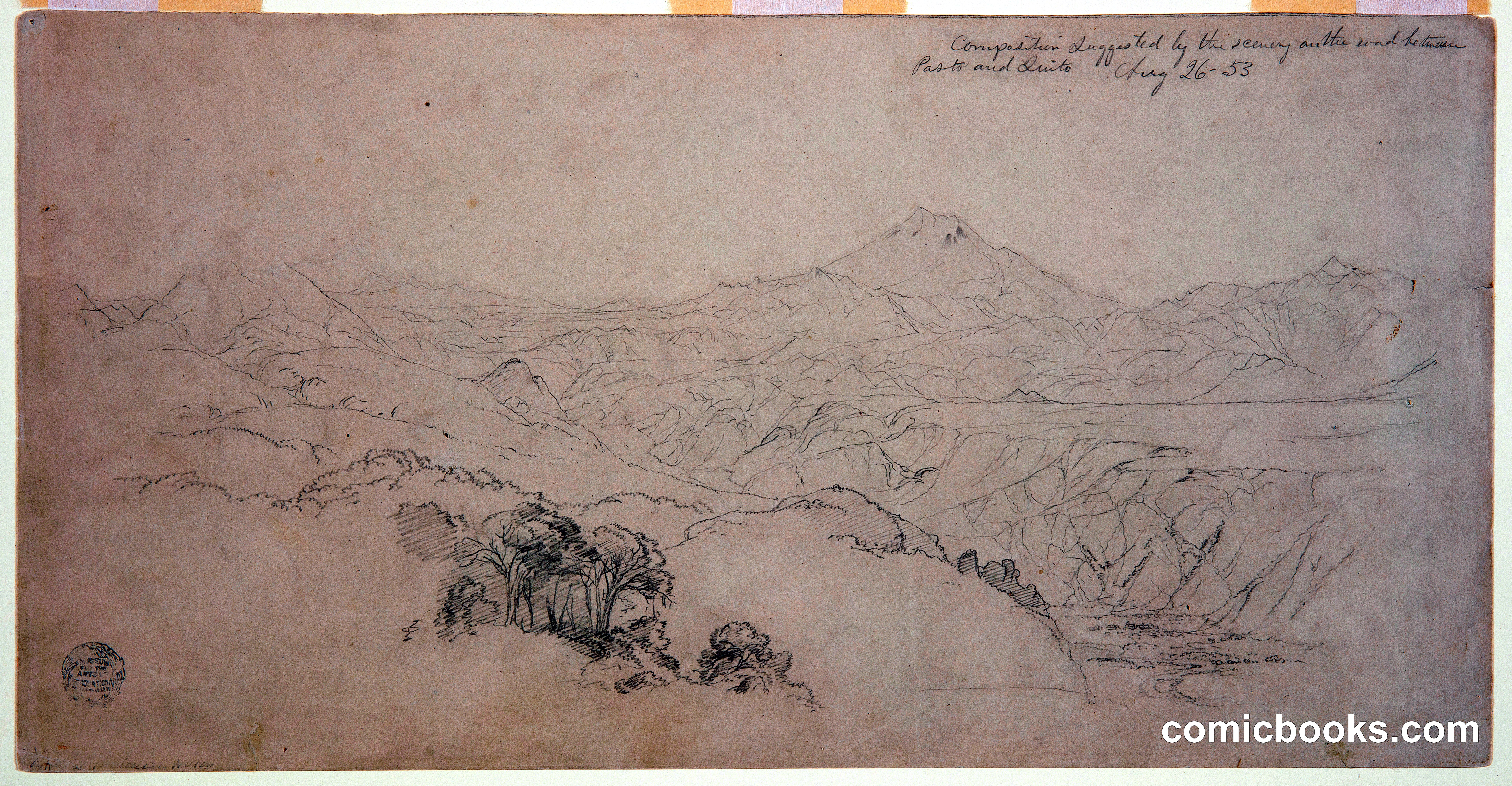 Composition Suggested by Scenery between Pasto, Colombia, and Quito, Ecuador