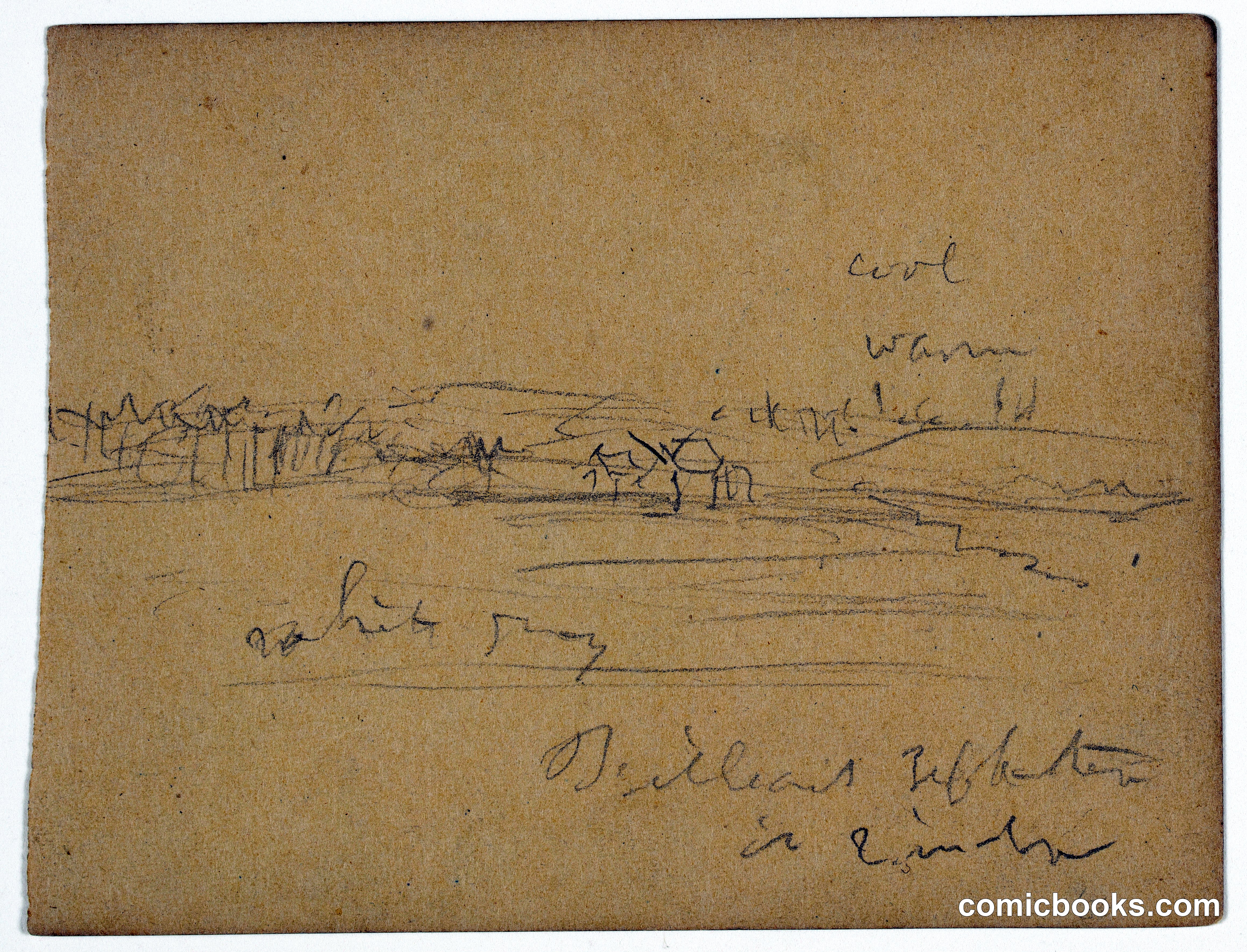 Landscape Study with Houses