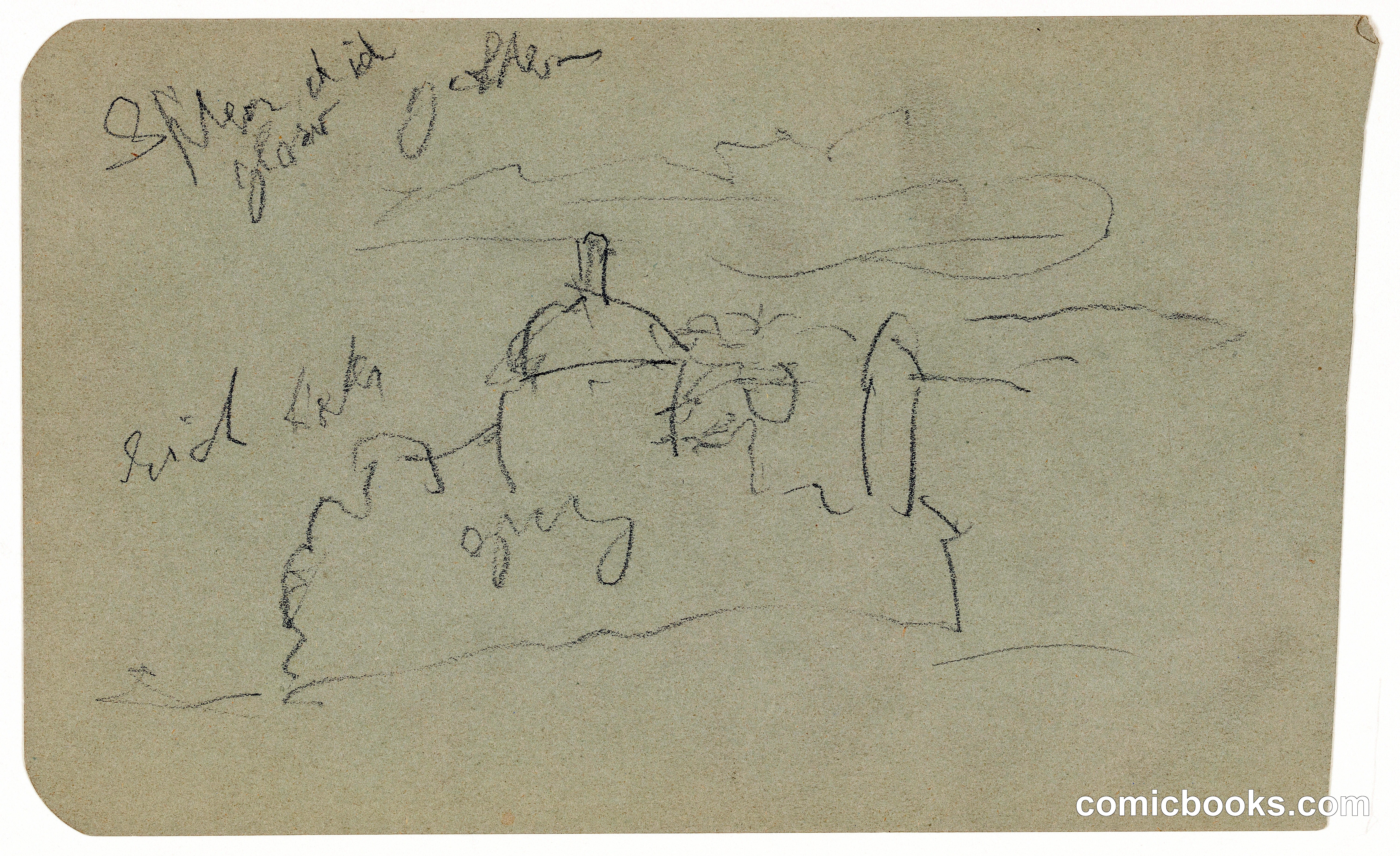 Sketch of a Church, Mexico