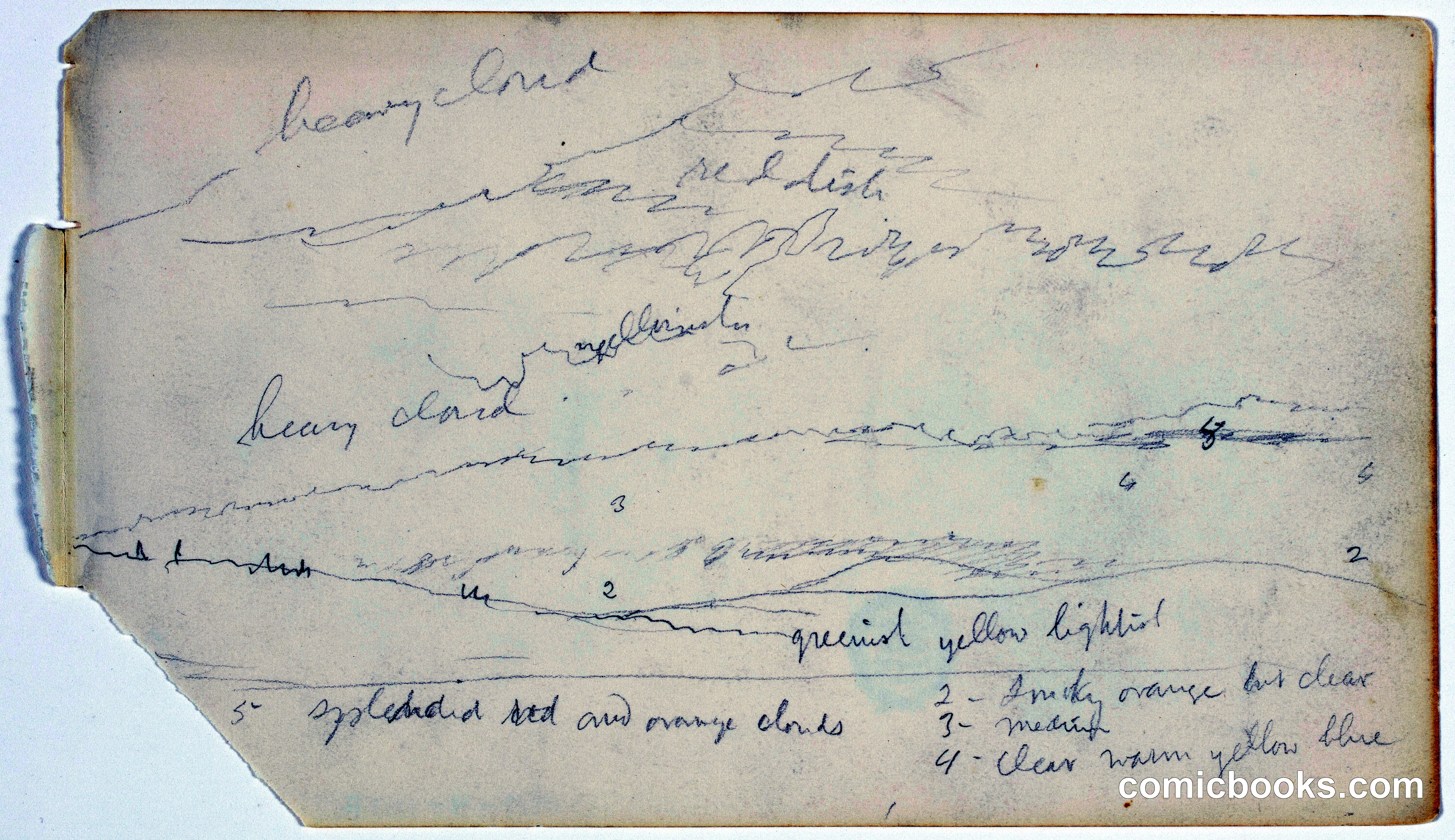 Study Notes and Color Observations