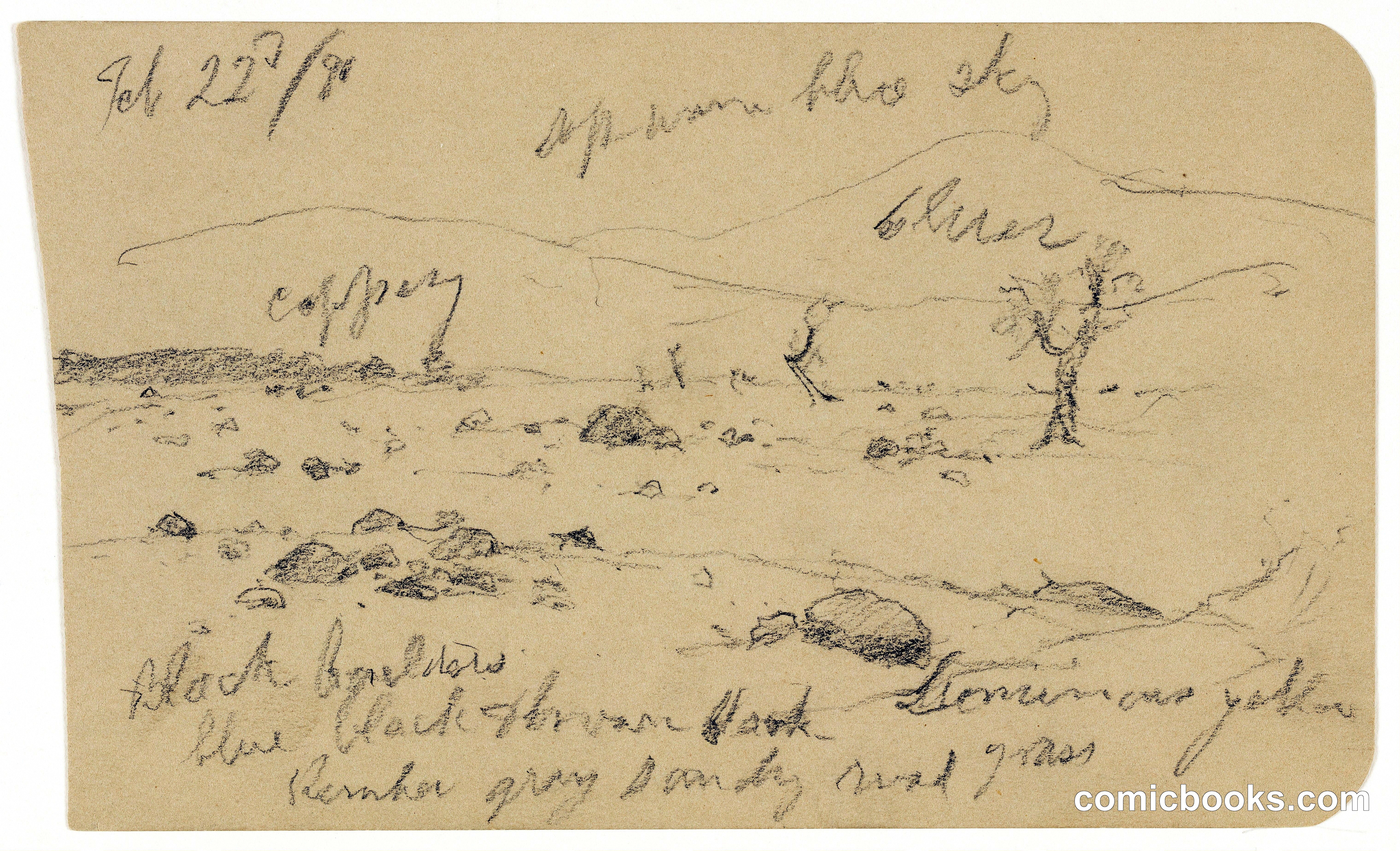 Mountainous Landscape with Boulders, Mexico