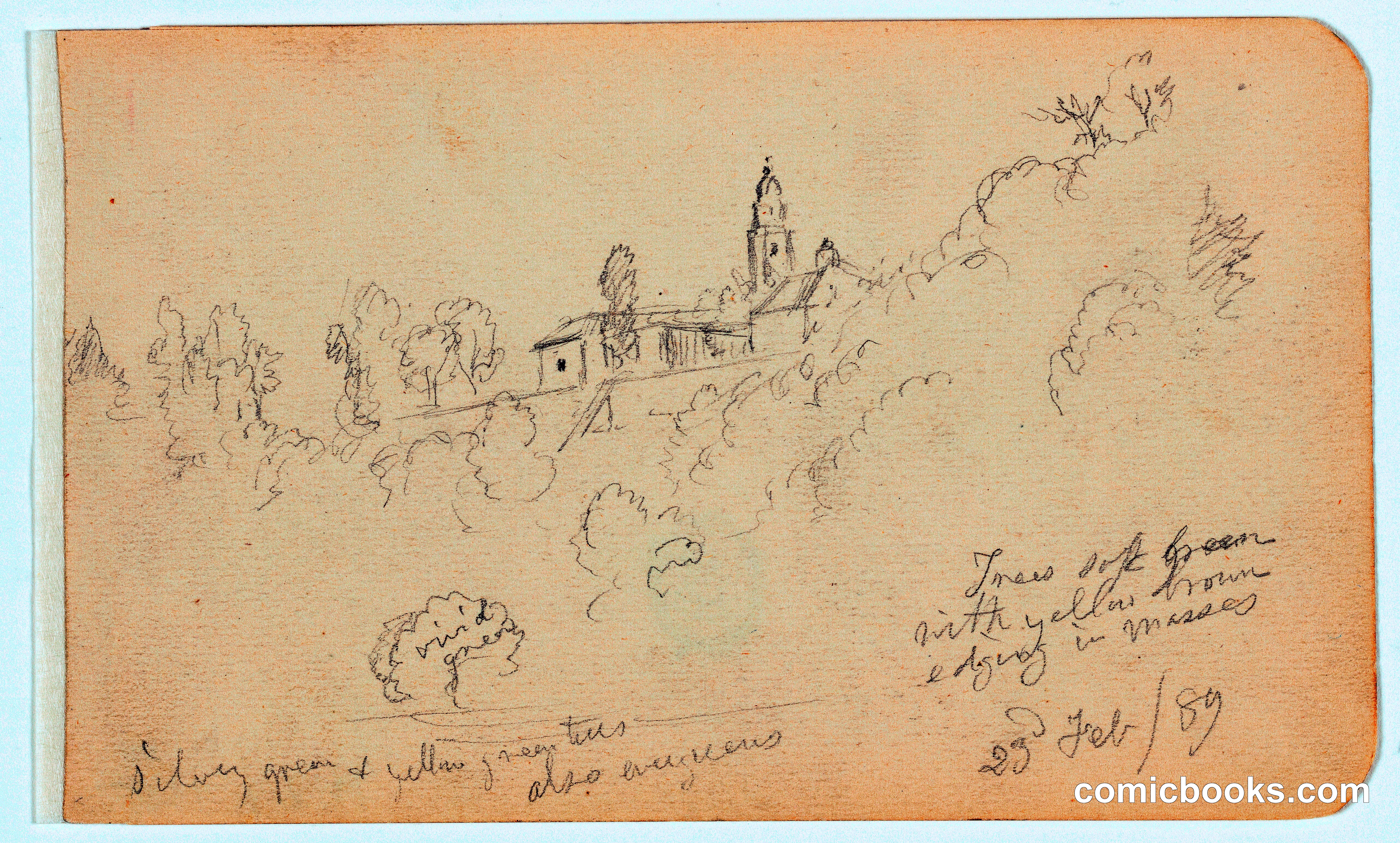 Church on a Wooded Hill, Mexico