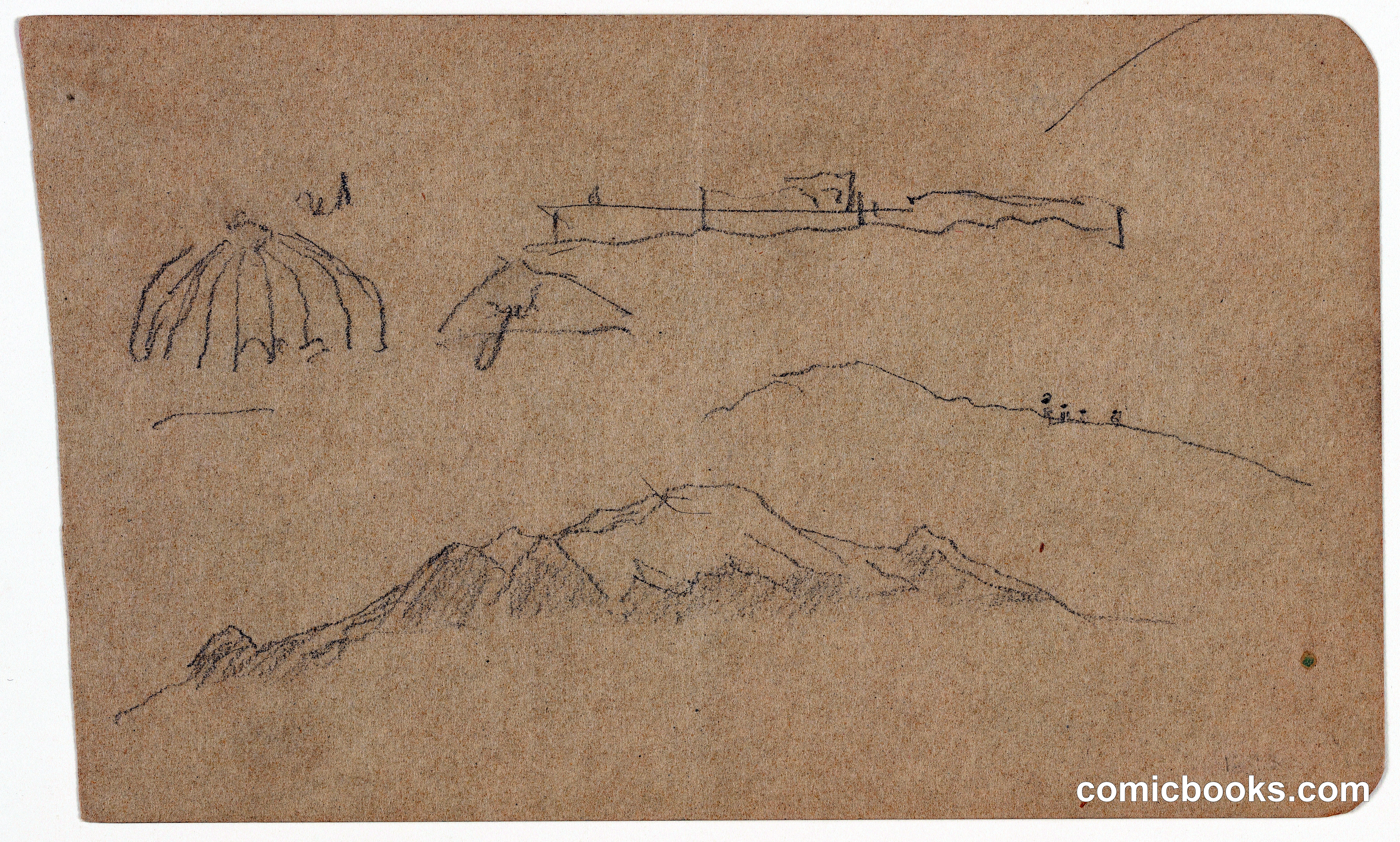 Landscape and Architecture Sketches, Mexico
