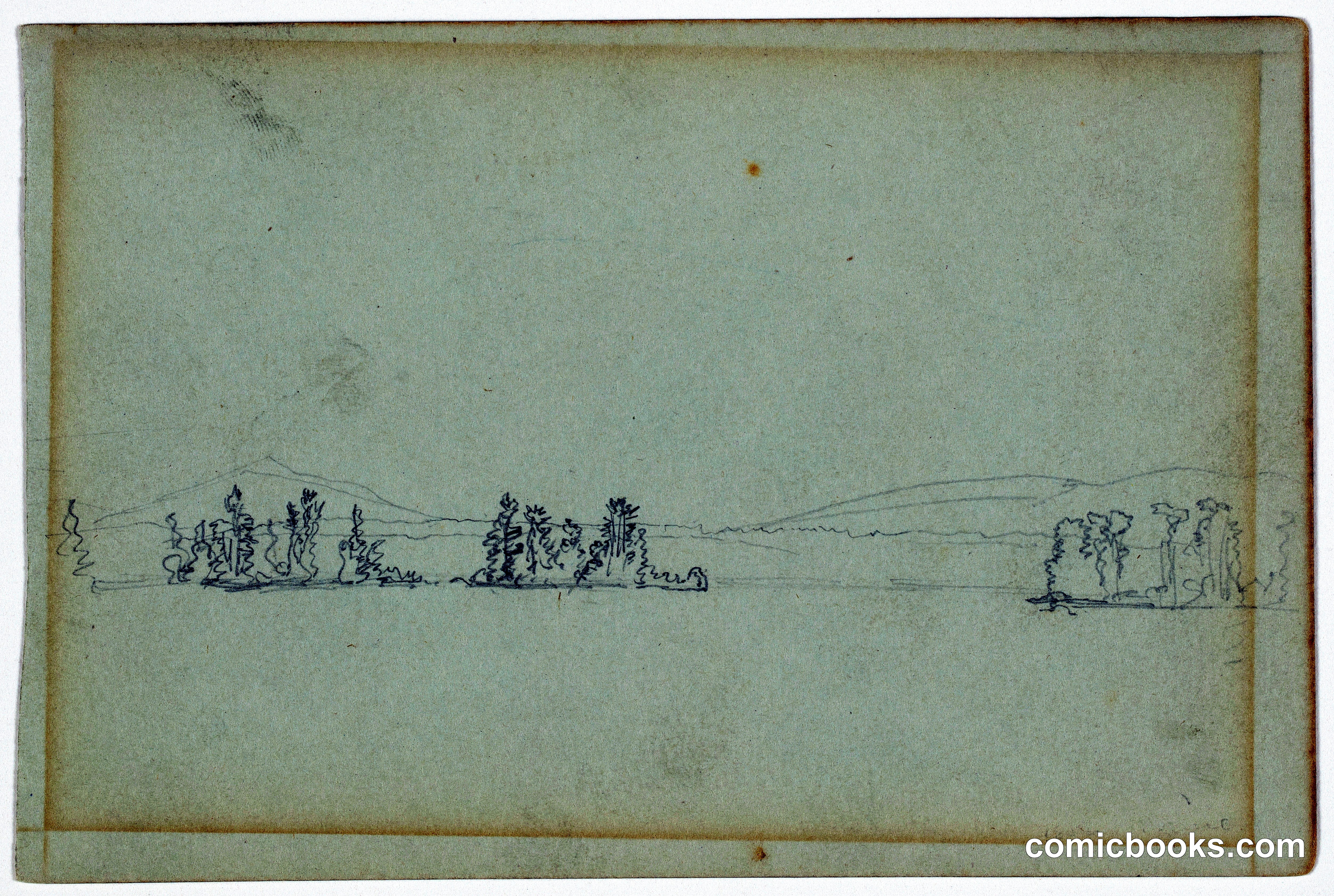 Wooded Islands on a Lake