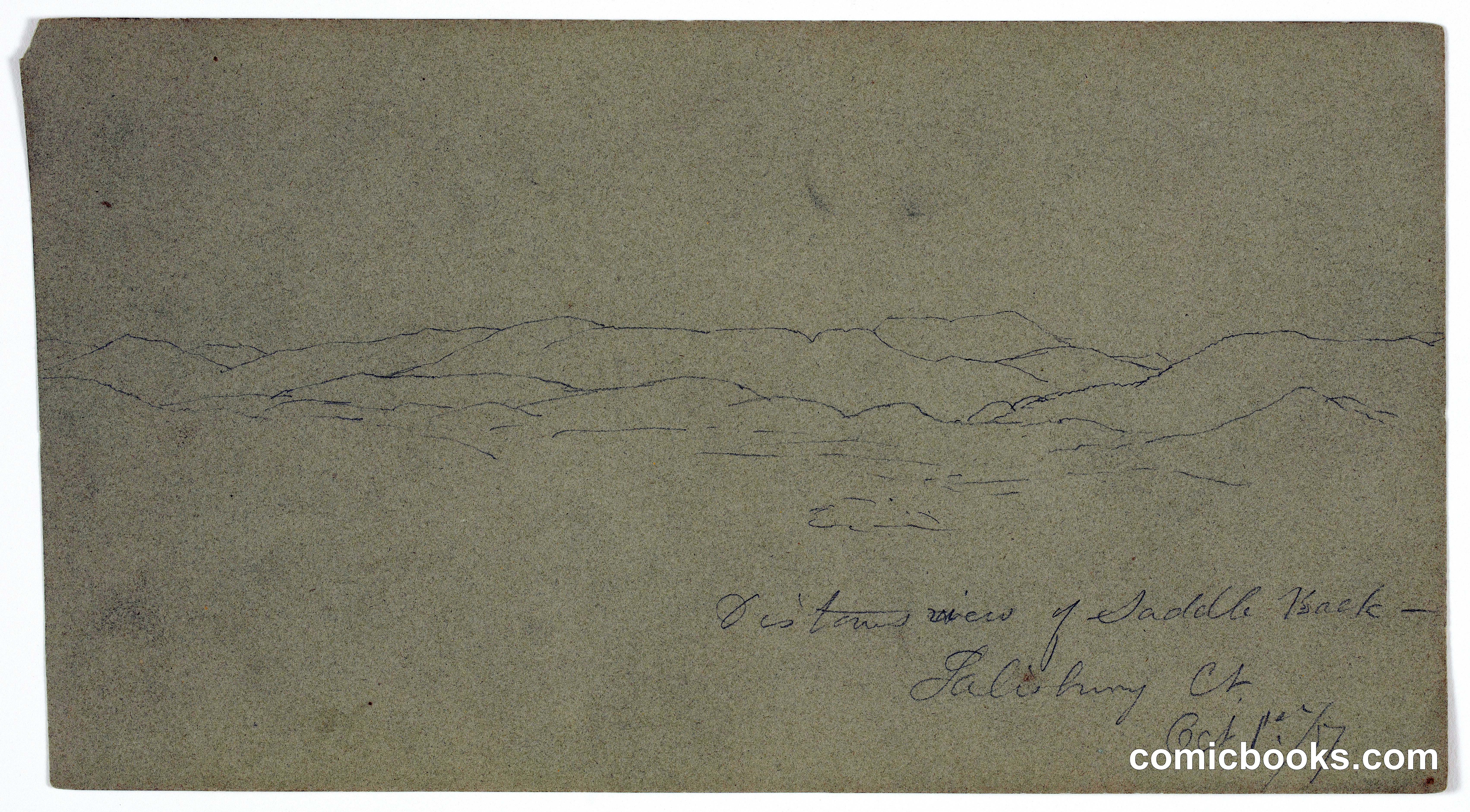 Distant View of Saddle Back, Salisbury, Connecticut