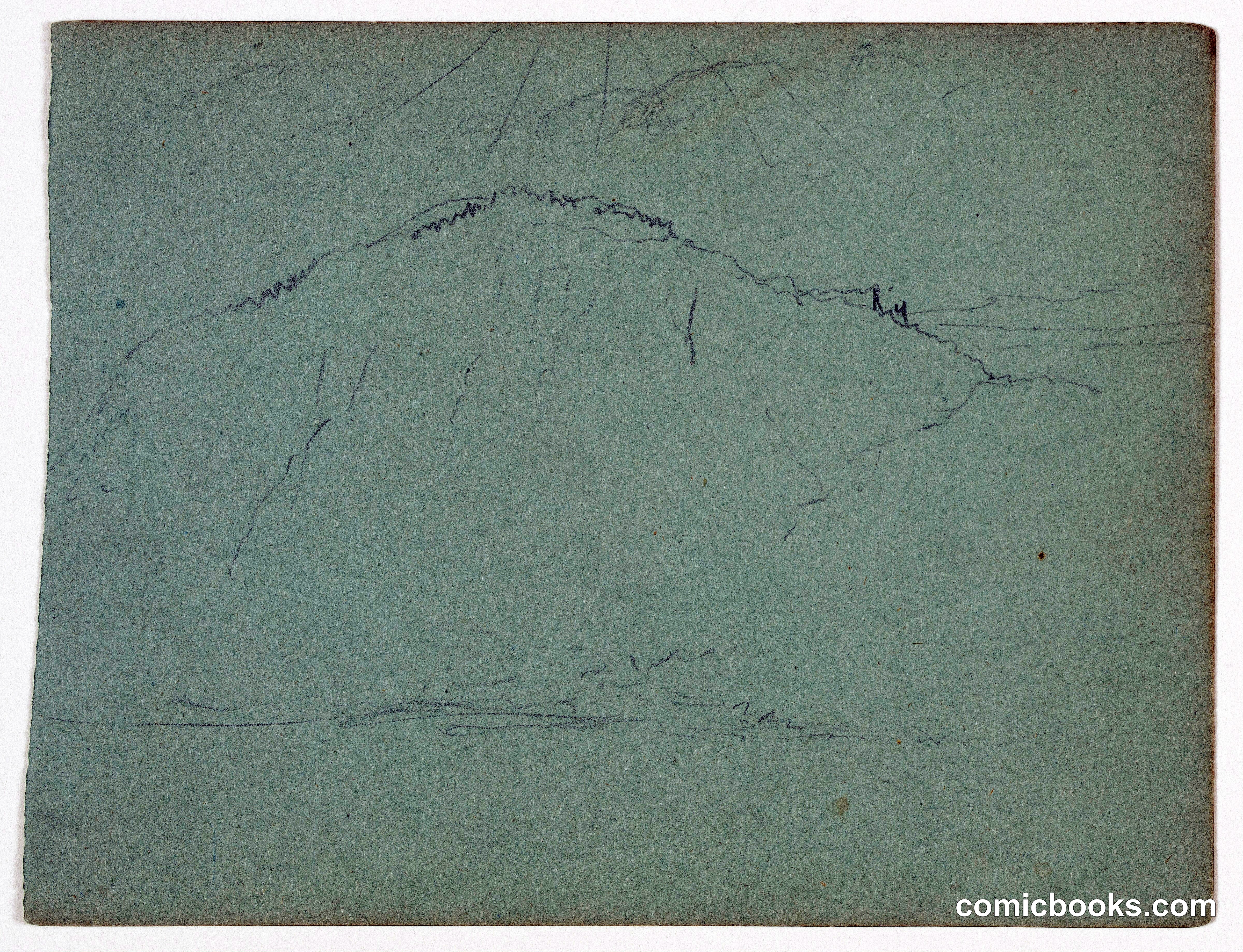 Mountain Above a Lake