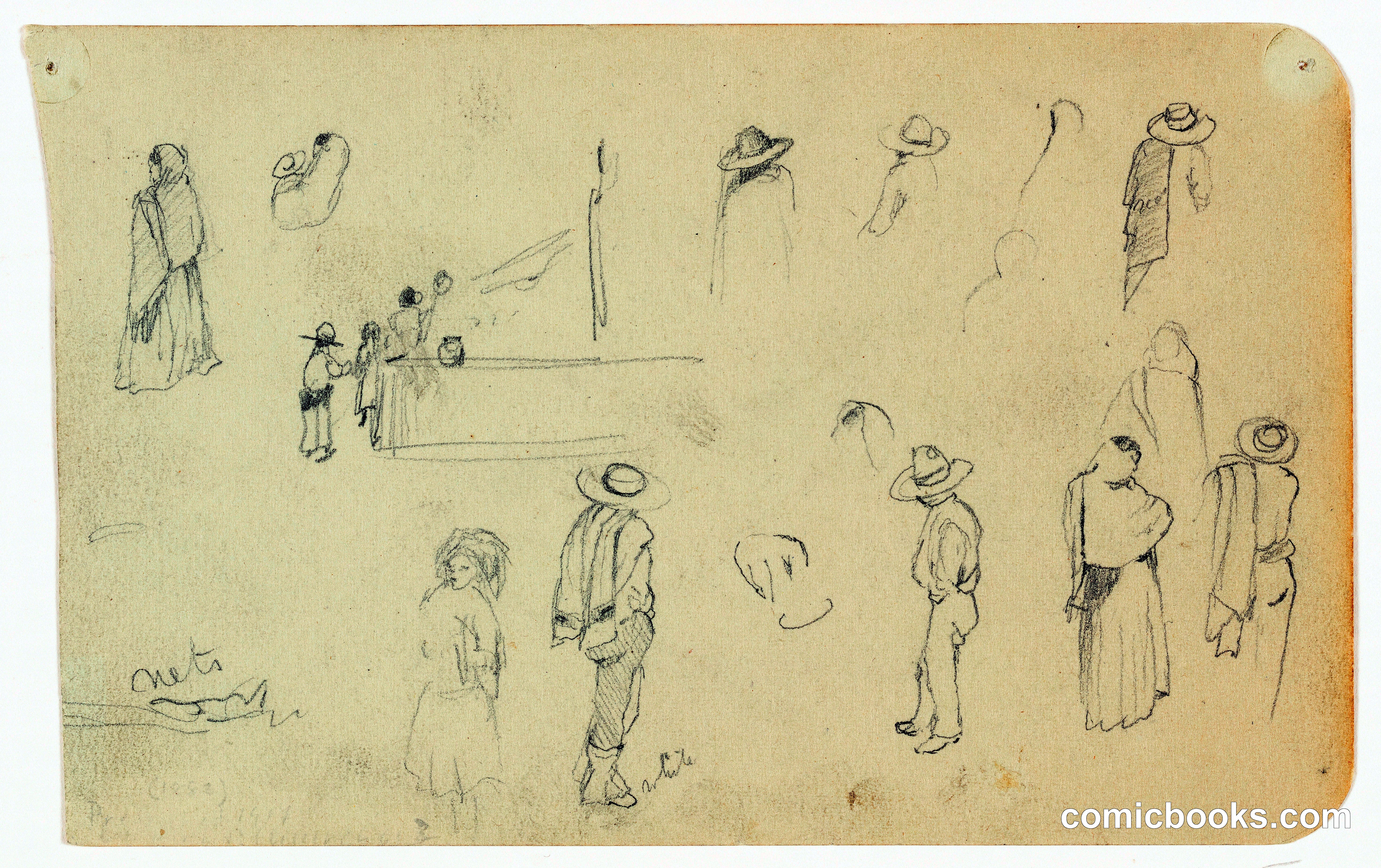Figure Sketches, Mexico