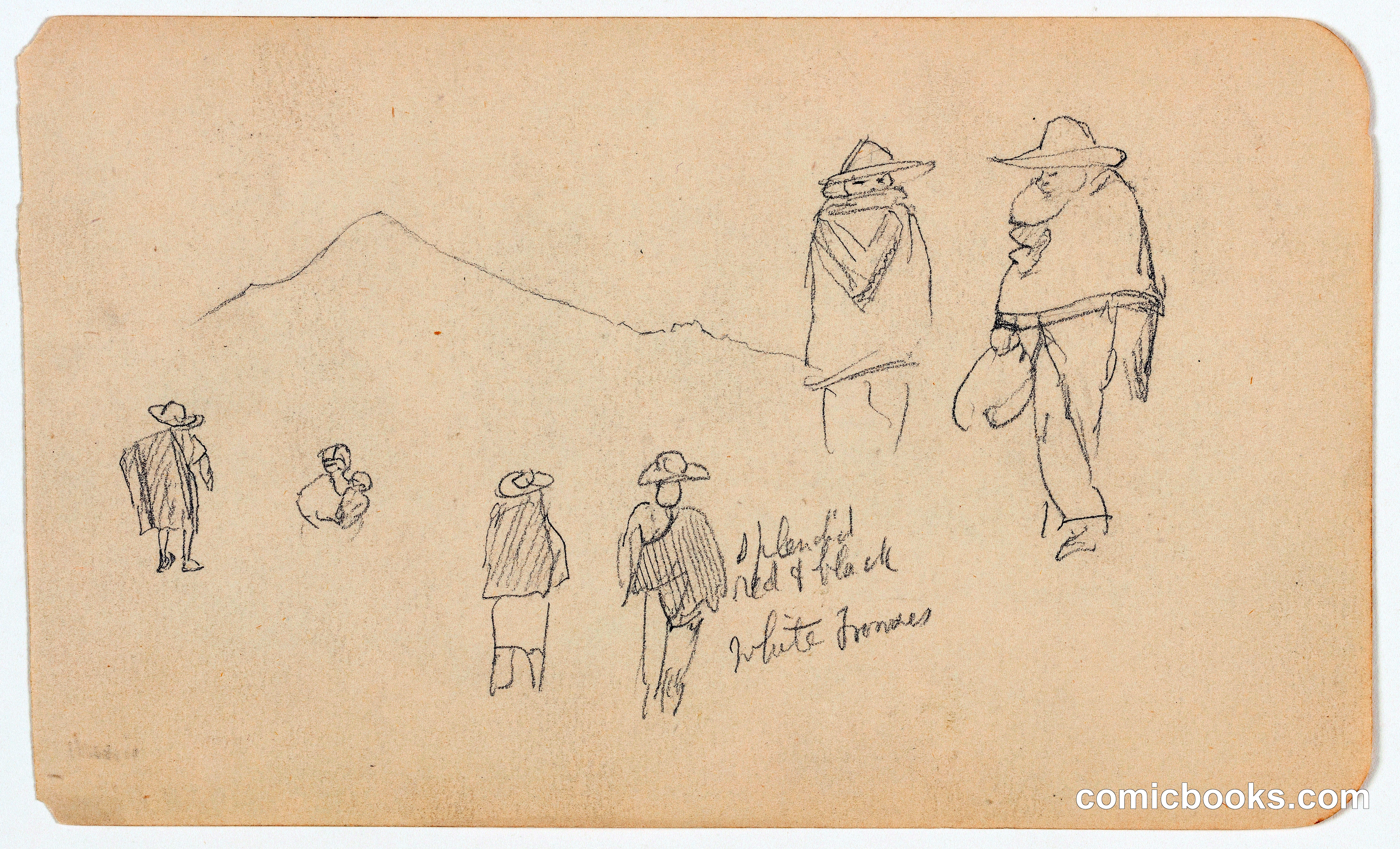 Sketches of Mexican Figures