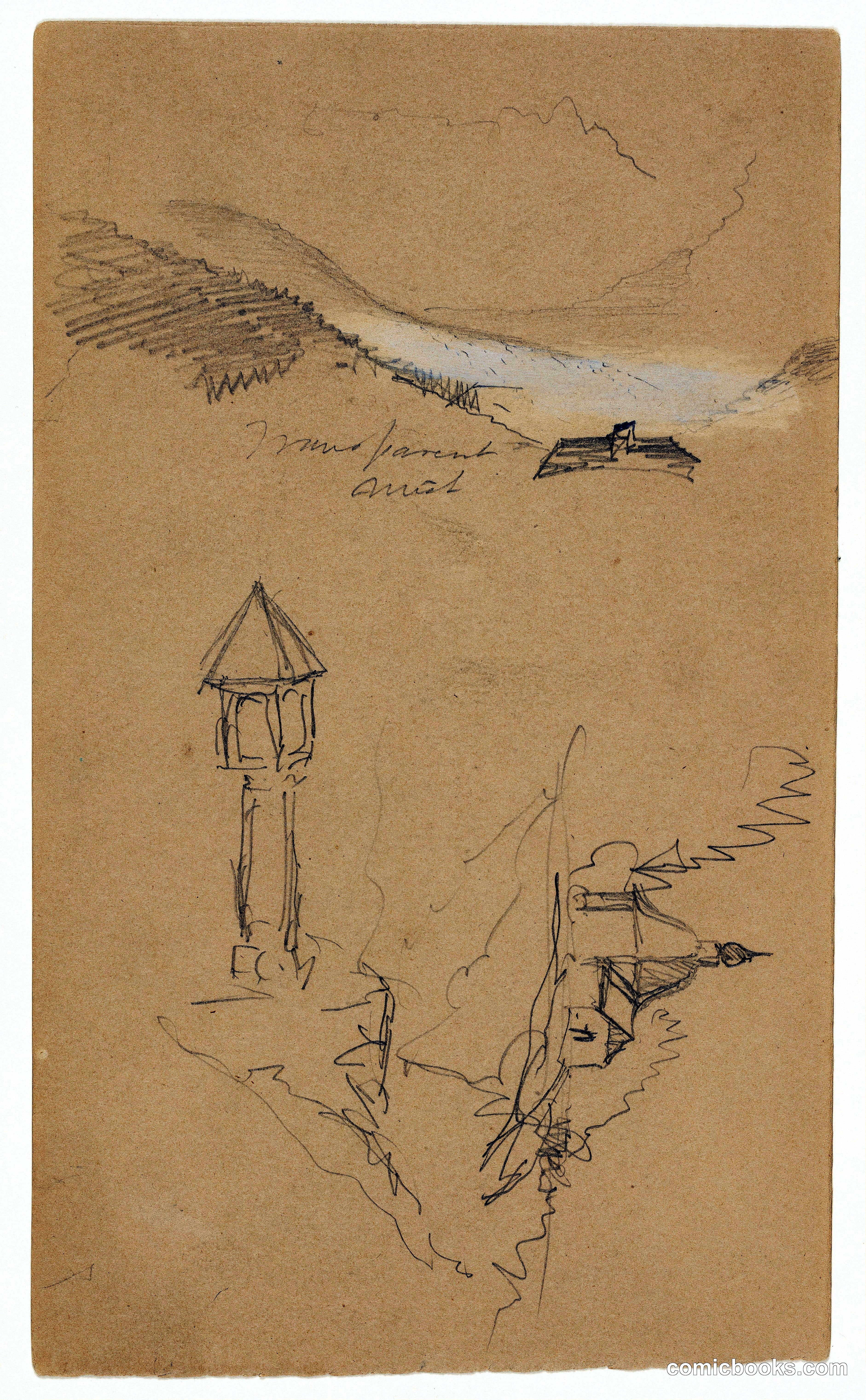 Landscape and Architecture Sketches, Switzerland