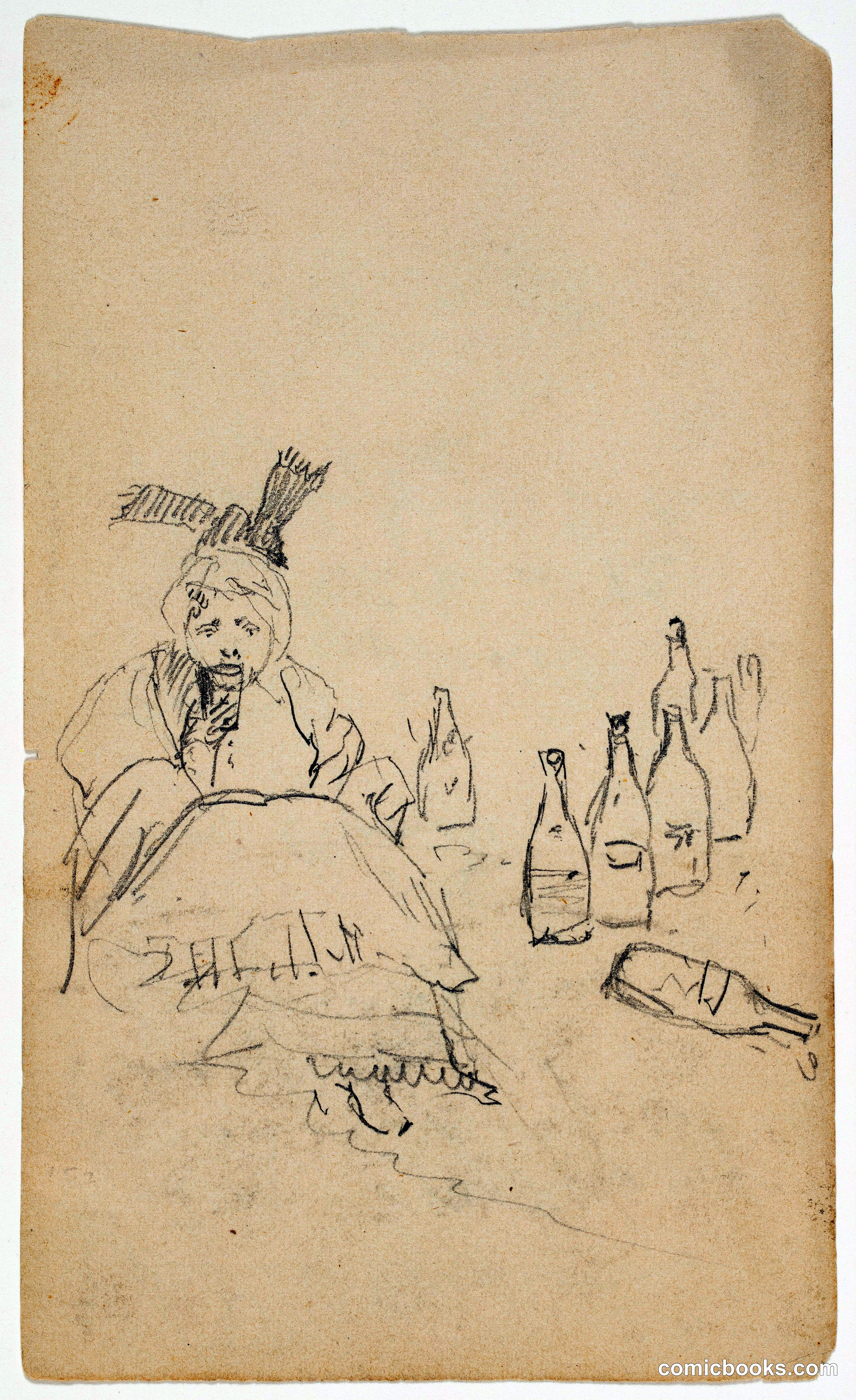 Woman Drinking Wine, Maine