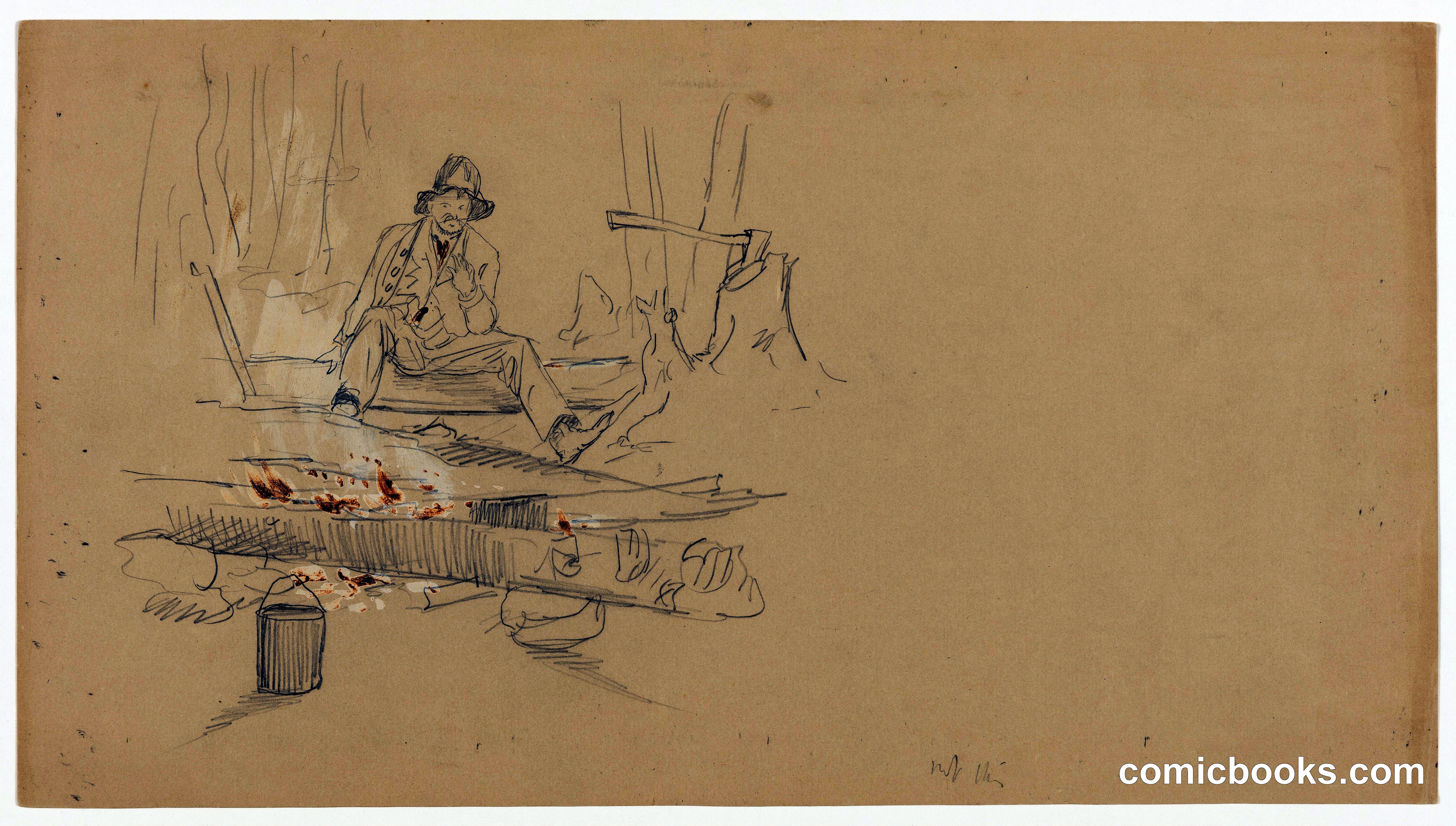 Study for Campfire Scene
