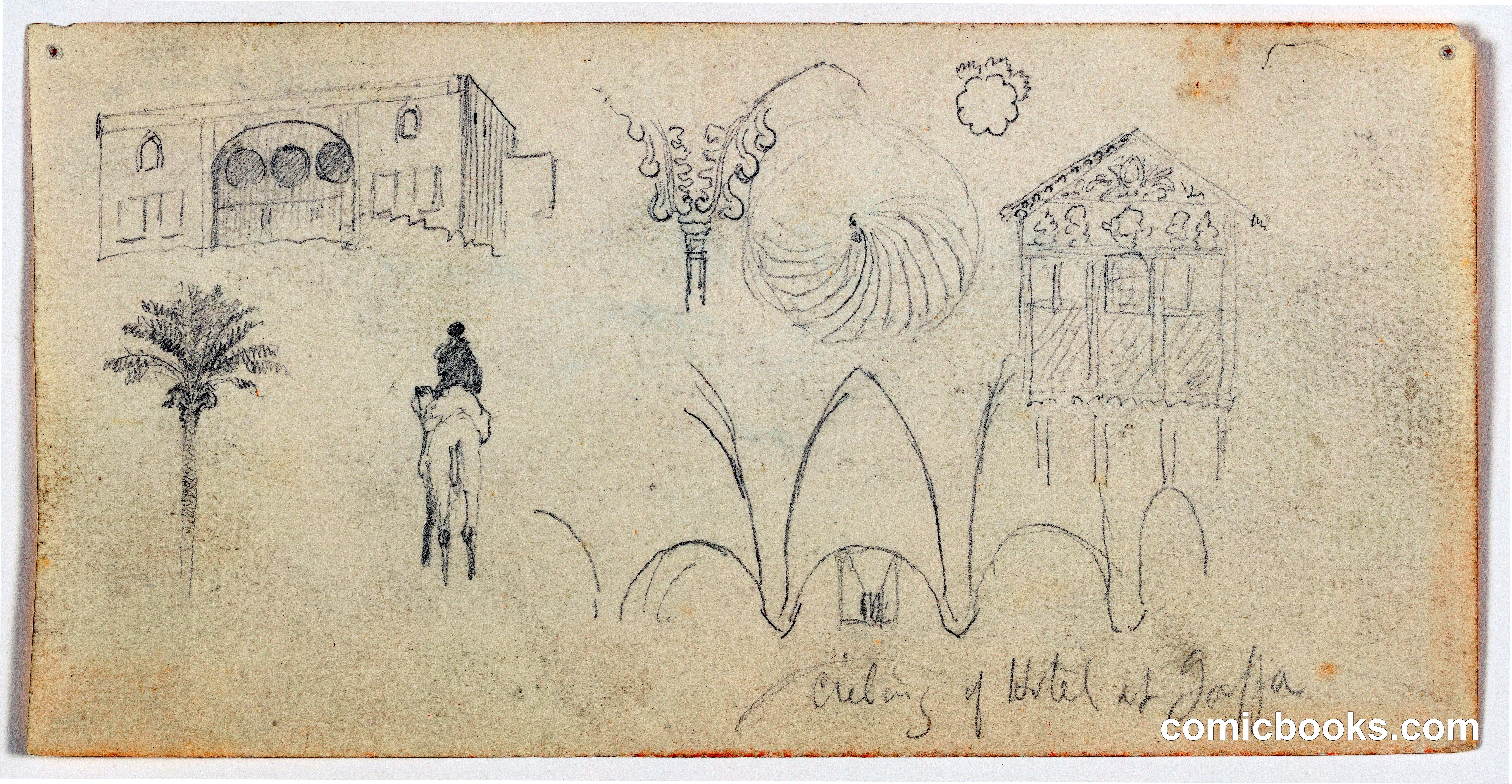 Mixed Sketches around Jaffa, Palestine