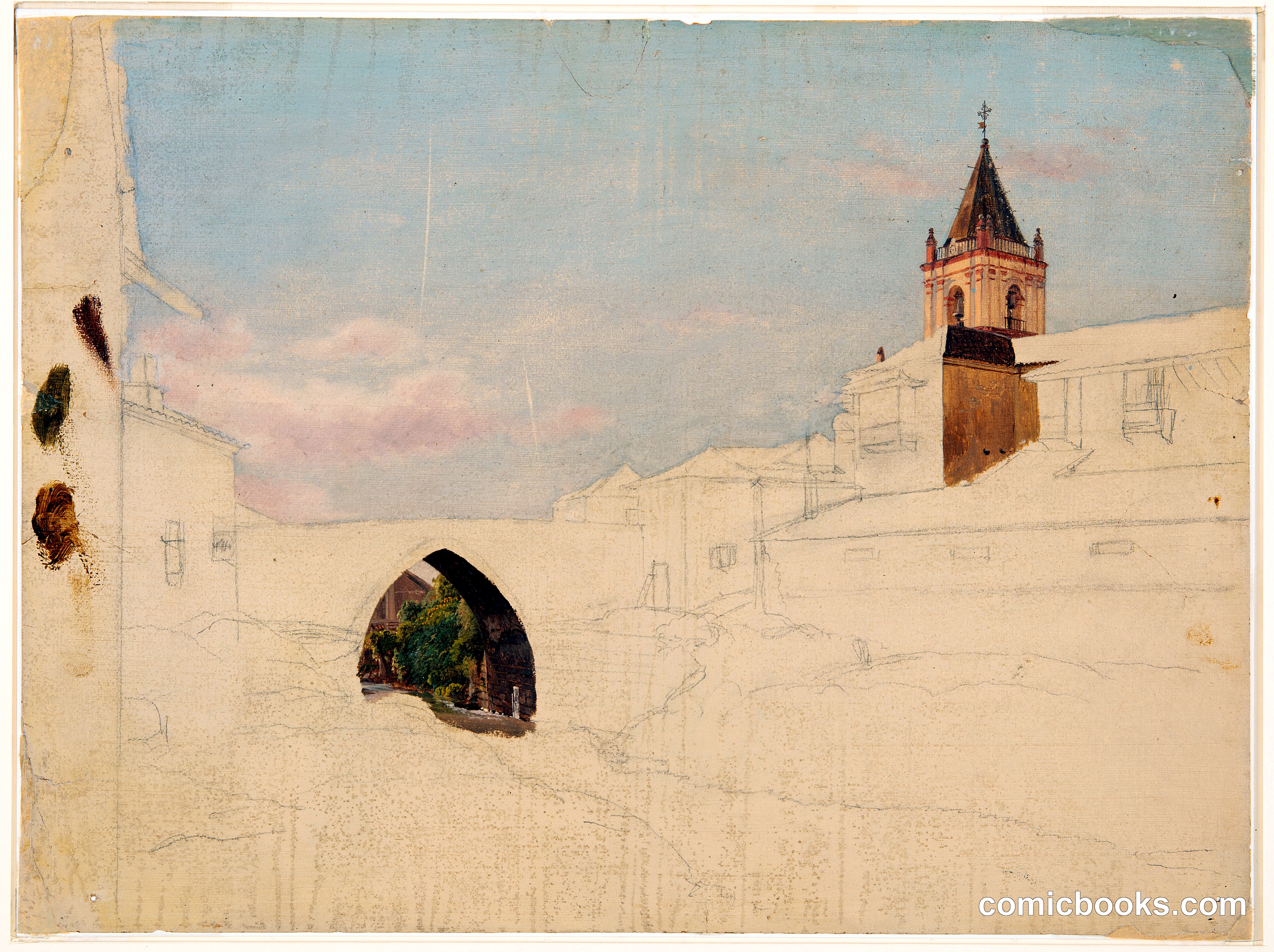 Unfinished View of a City