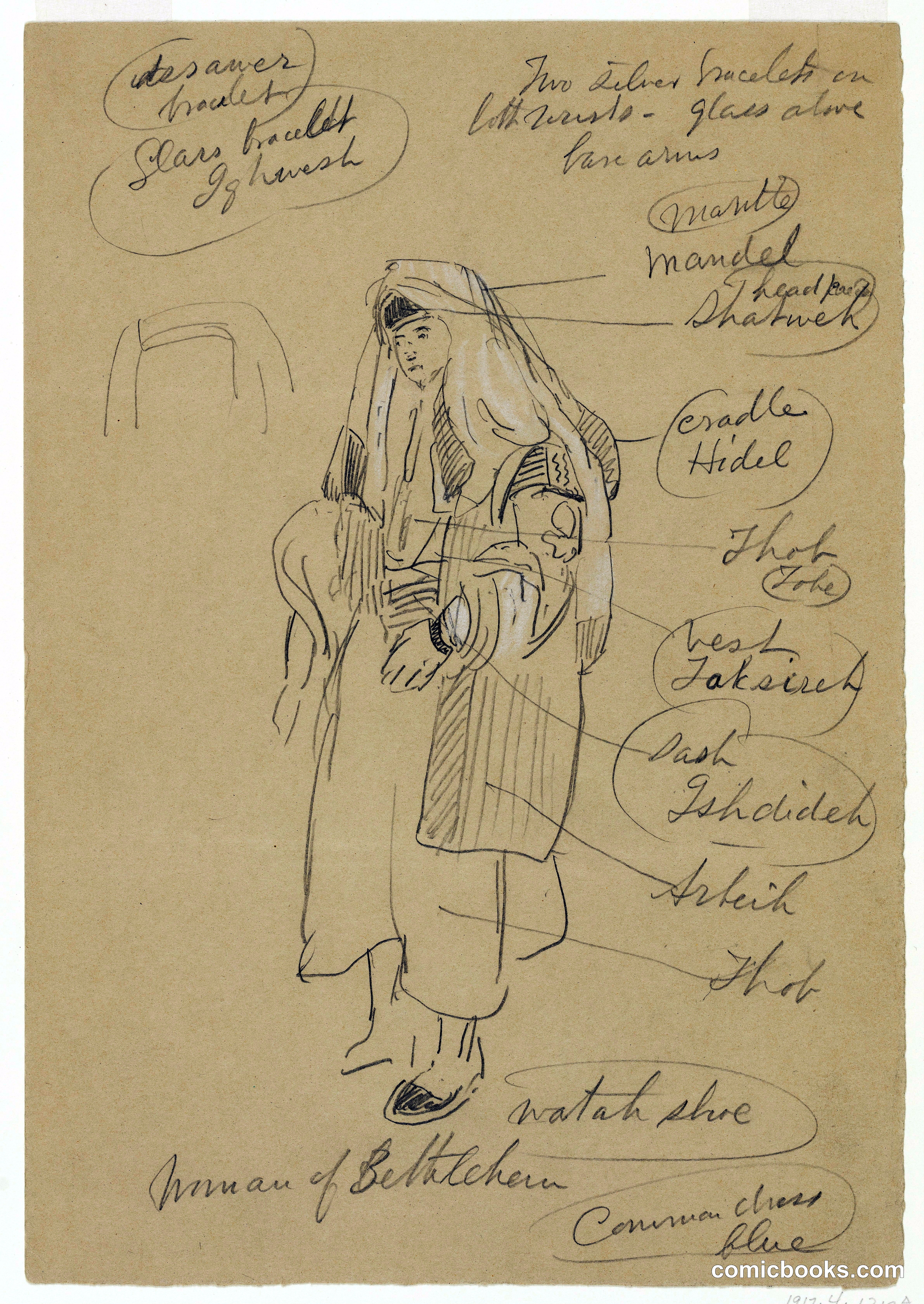 Character Design Study for Woman of Bethlehem