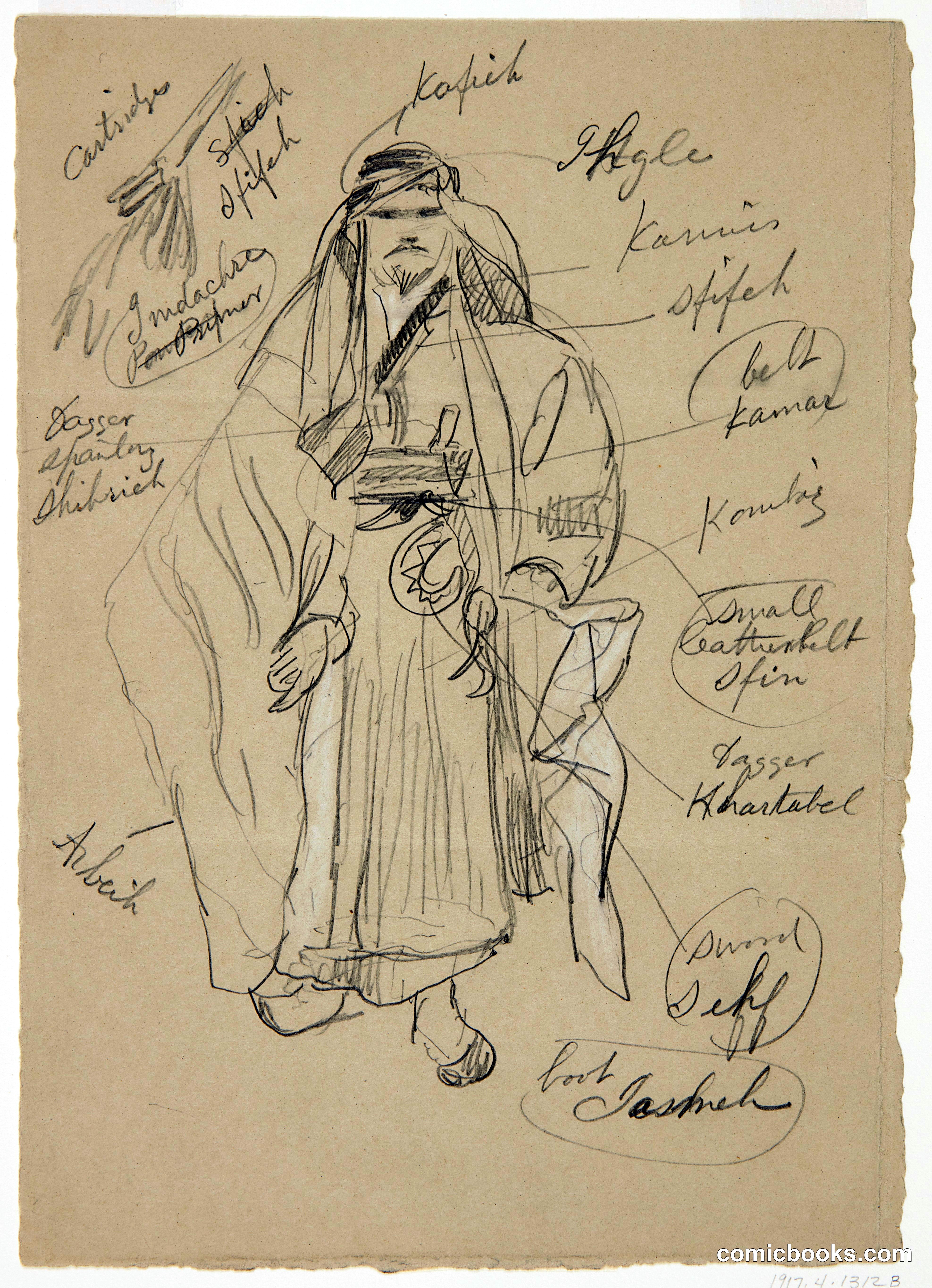 Costume Study: Arabian Figure