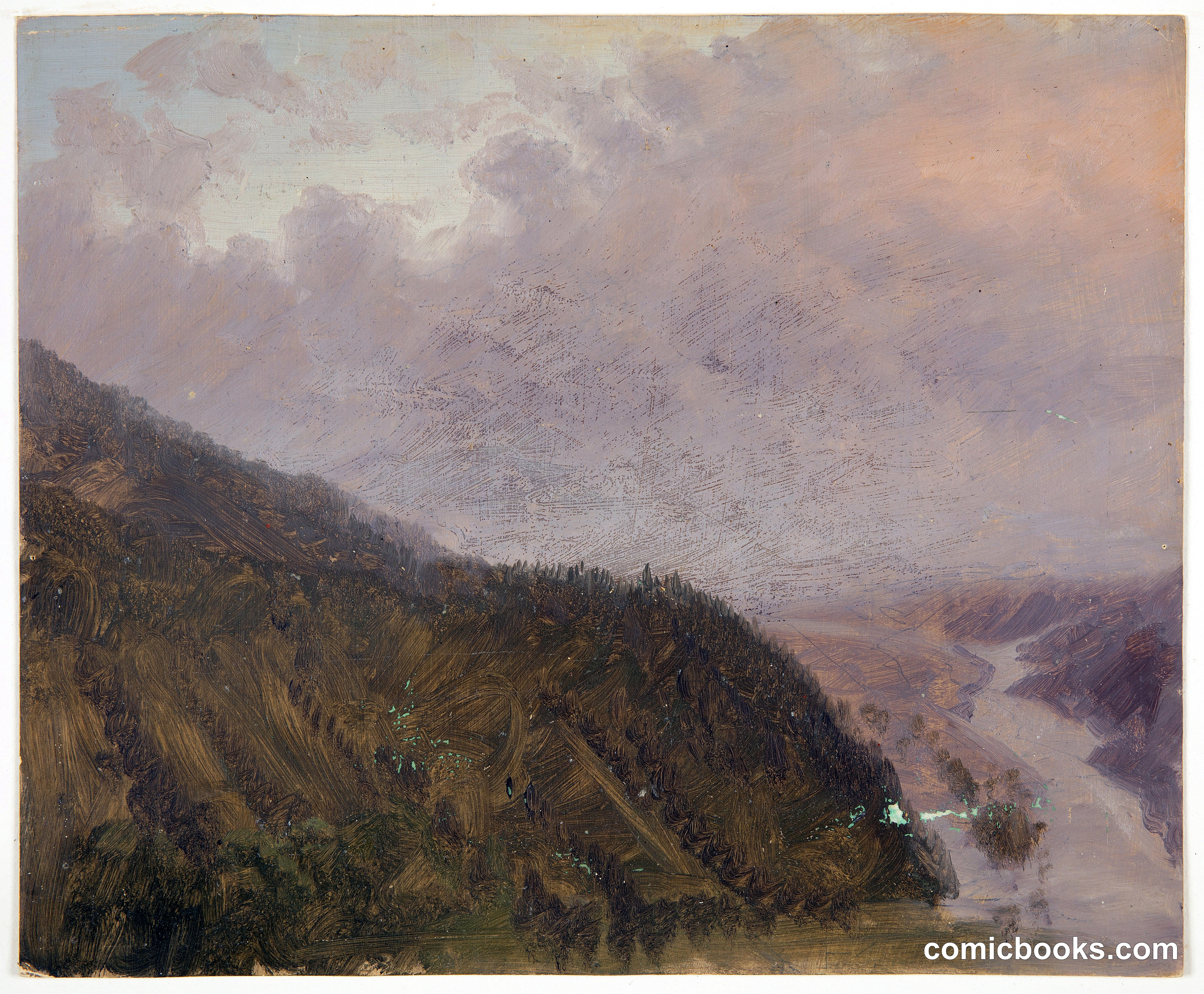 Clouds over an Alpine Valley