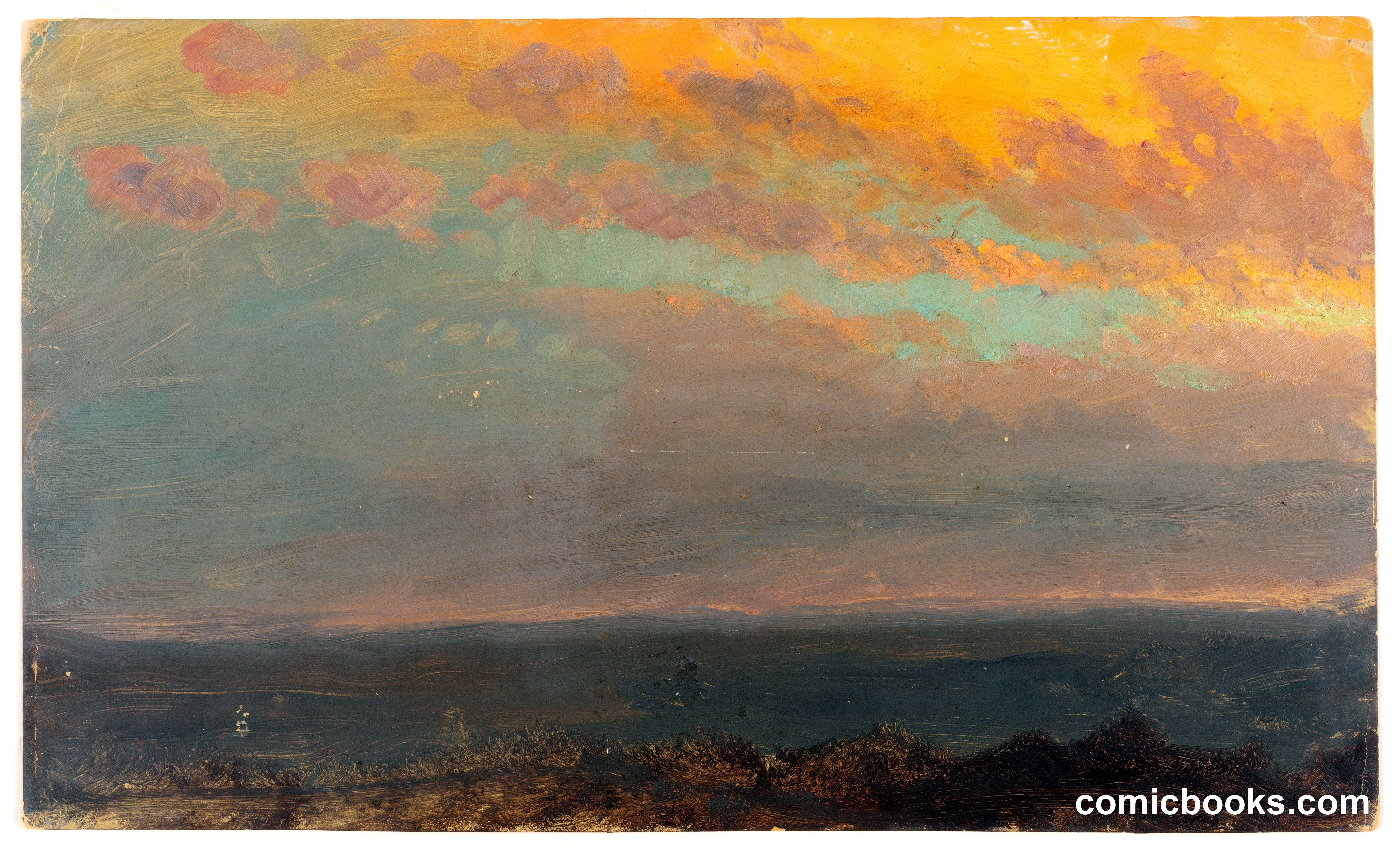 Valley at Sunset