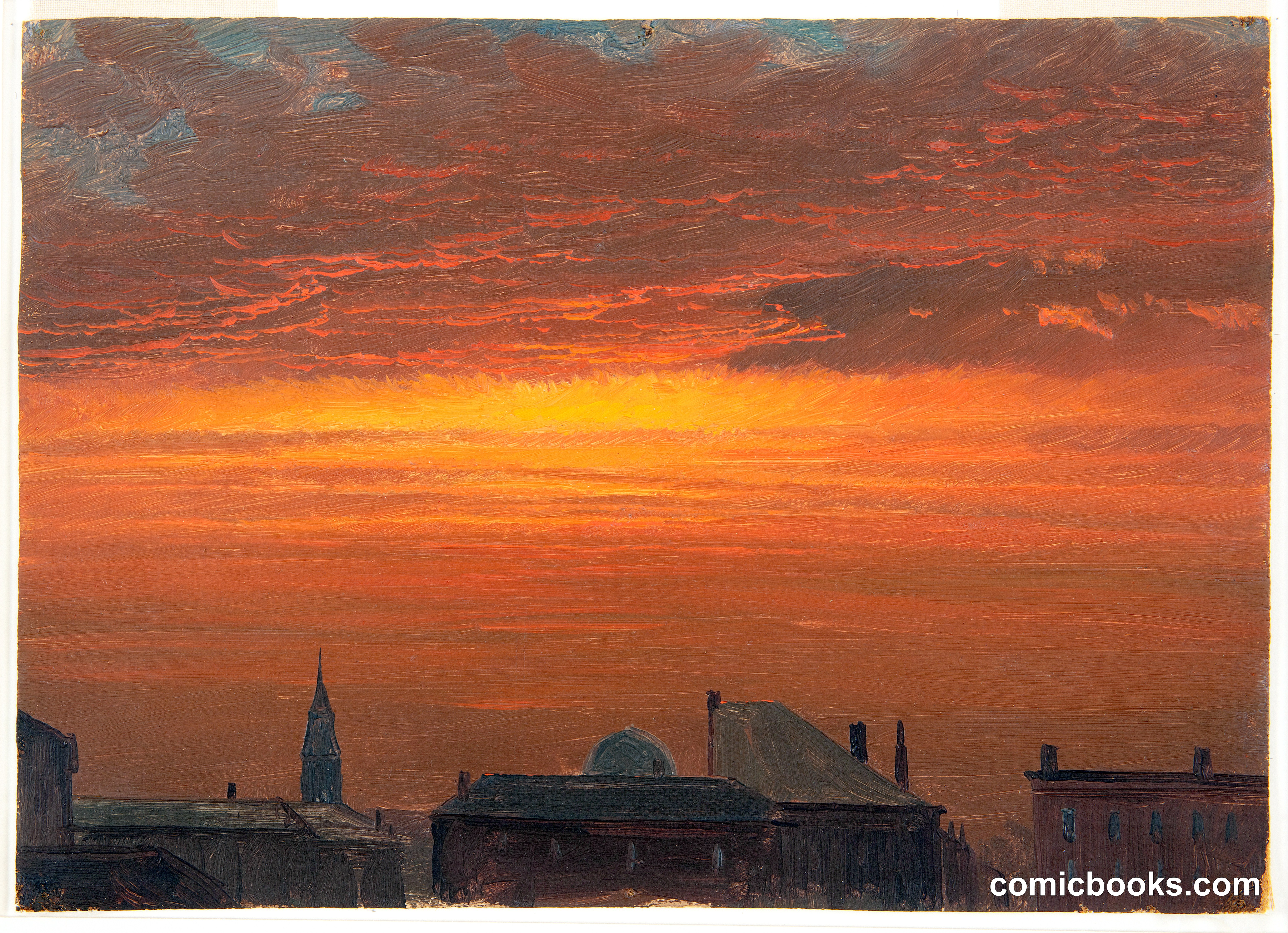 Hudson, New York, at Twilight