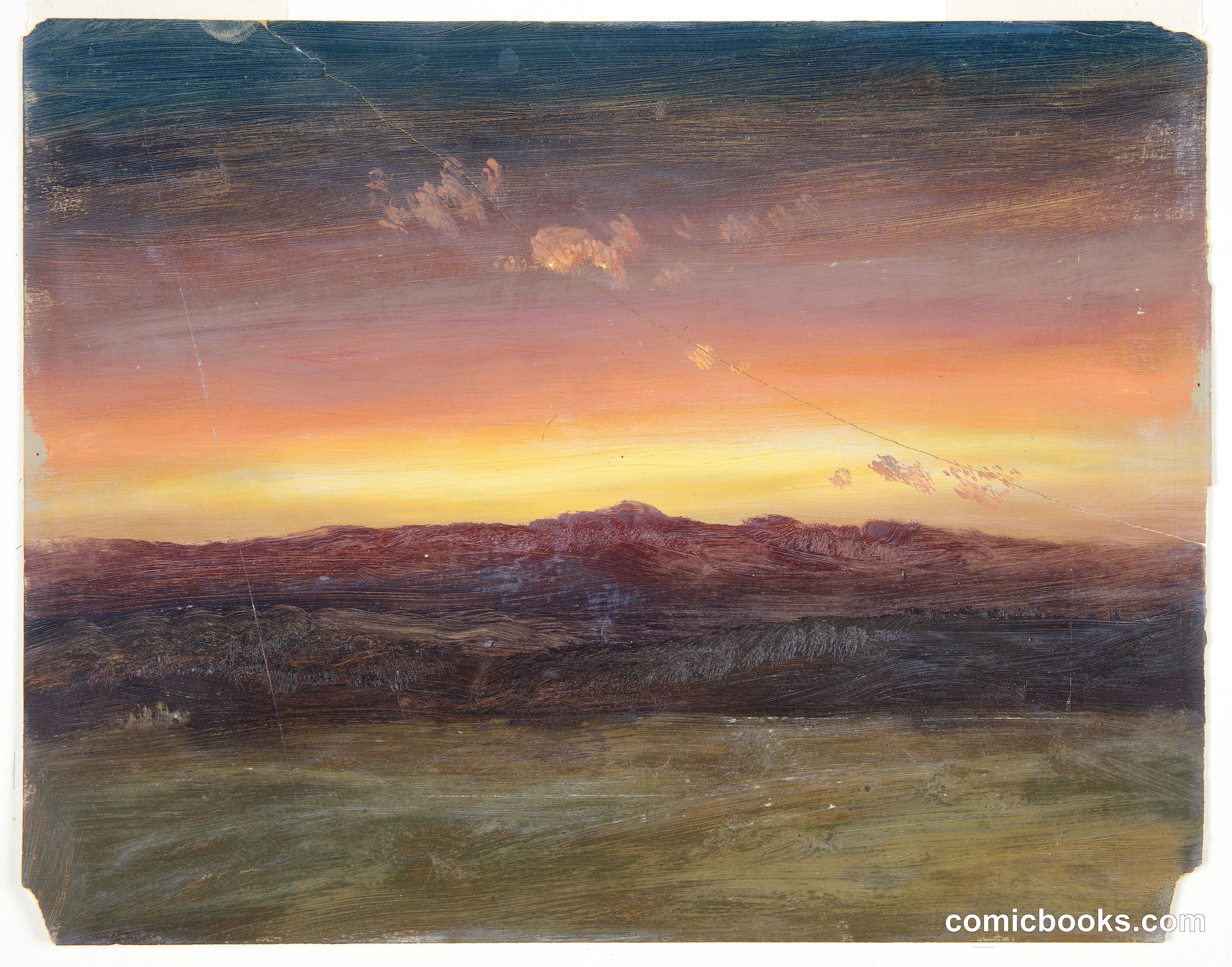 The Catskills at Twilight, Hudson, New York