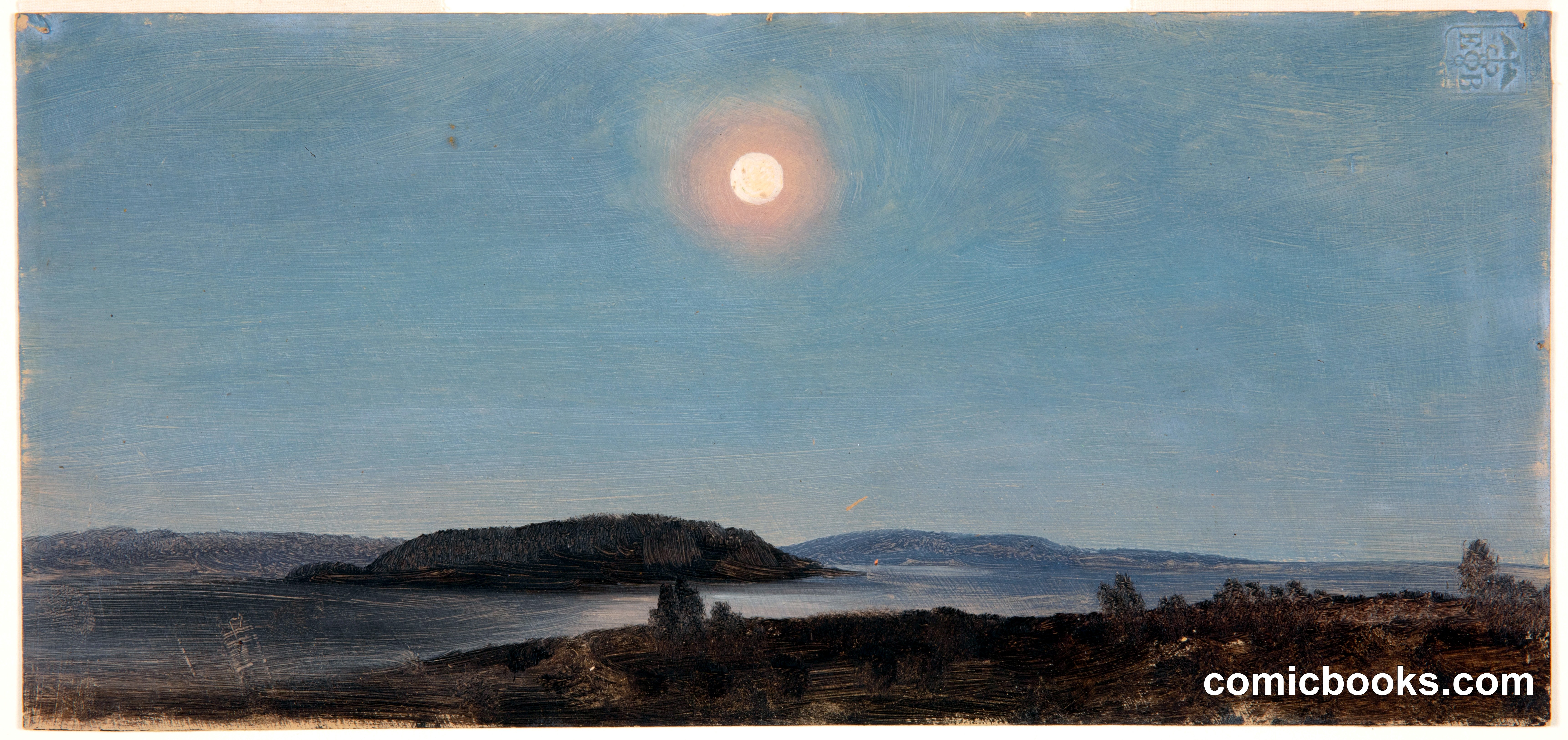 Moon Rising over the Porcupine Islands, Bar Harbor, Maine