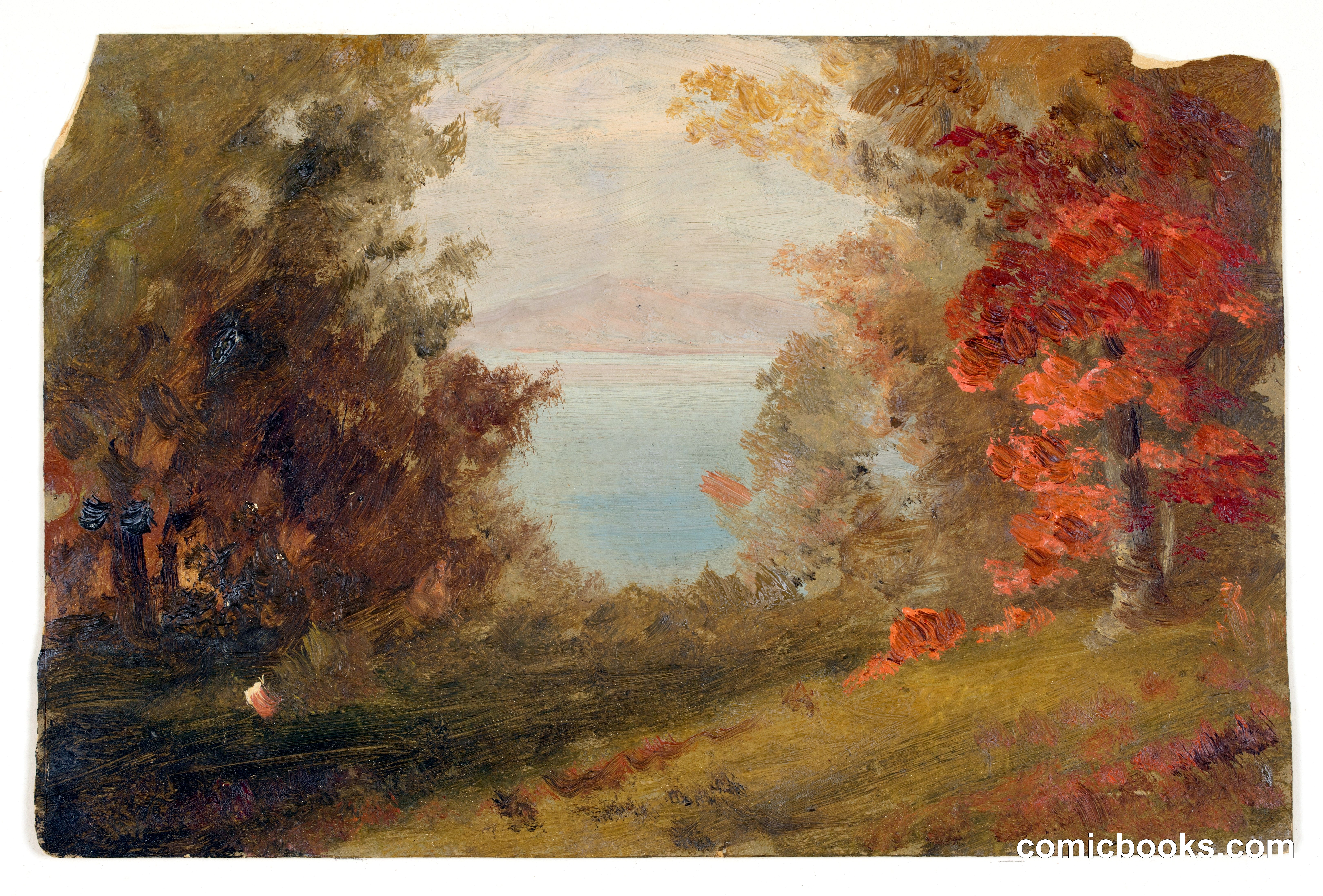 Lake View in Autumn