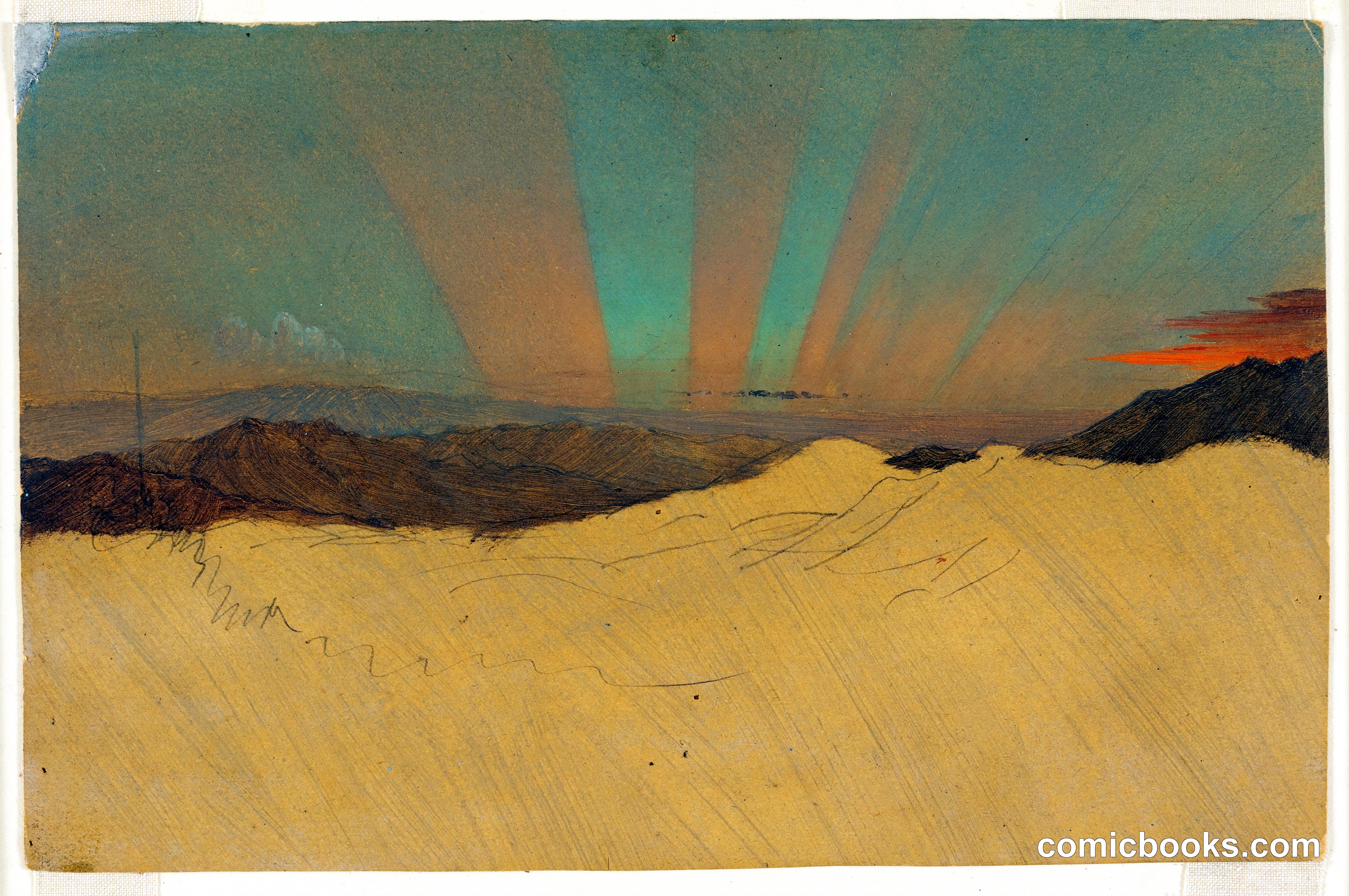 Sunbeams at Twilight, Jamaica