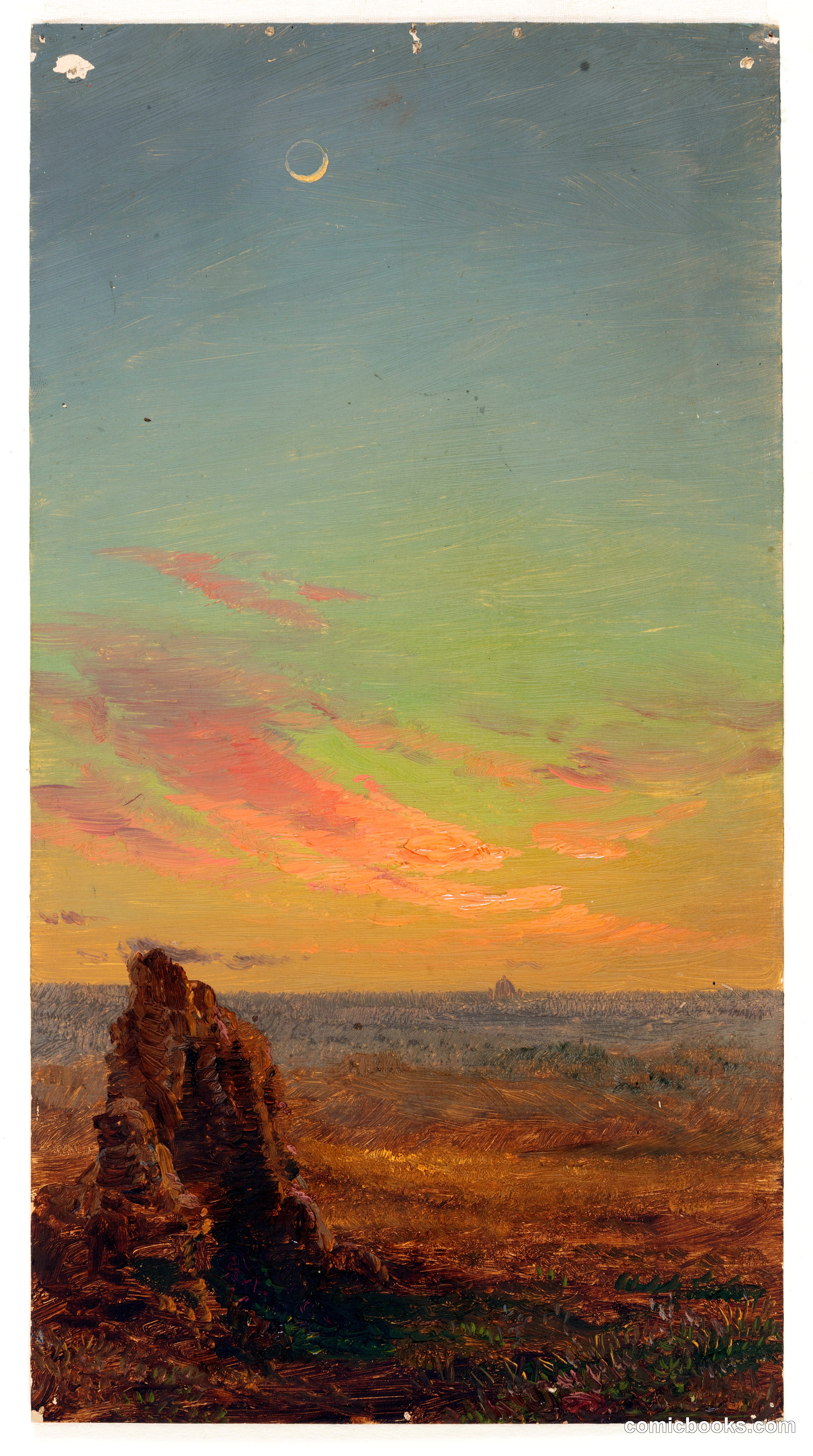 Sunset near Rome