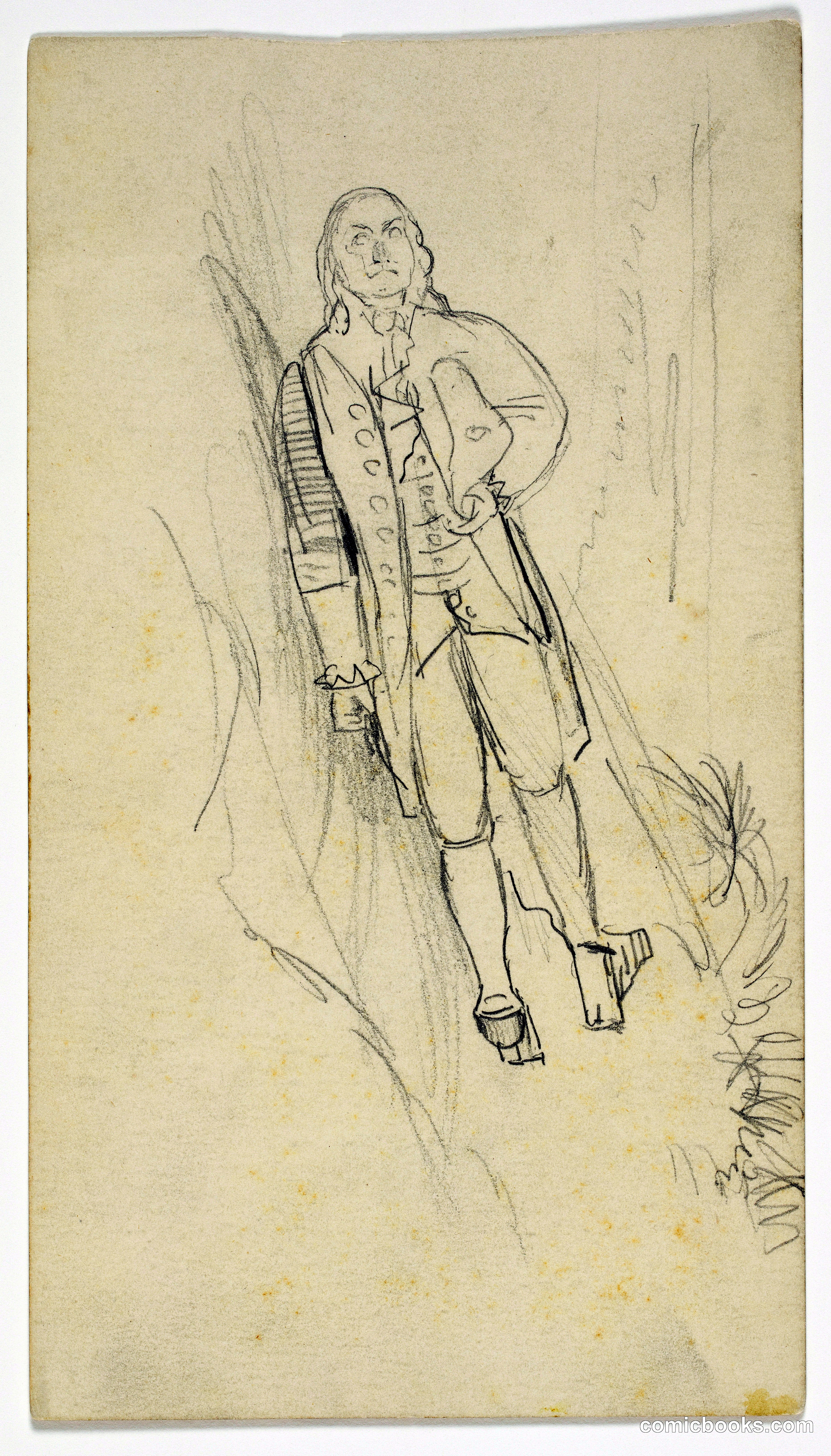 Ship's Figurehead of Benjamin Franklin