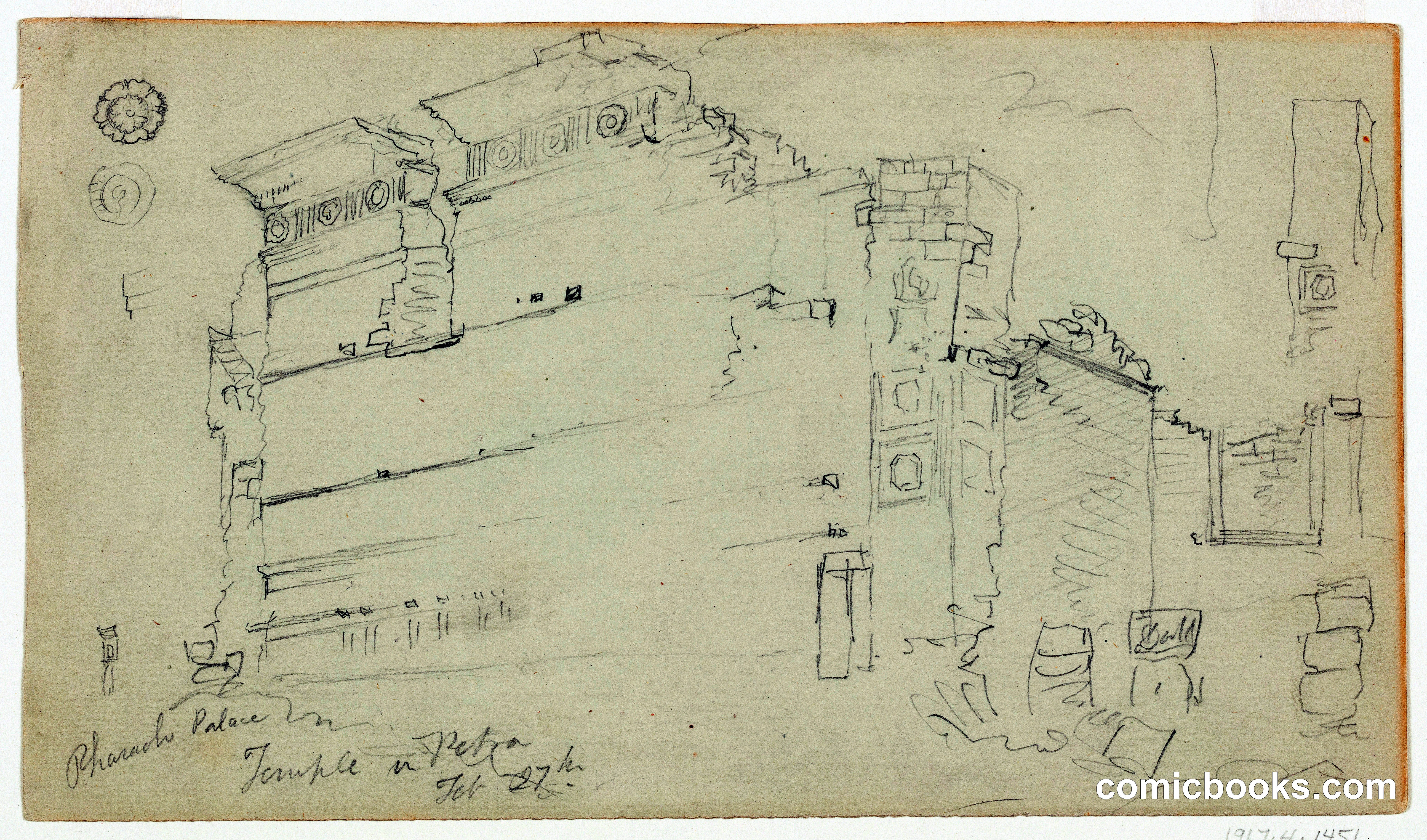 Architectural Study: Pharaoh's Palace, Petra