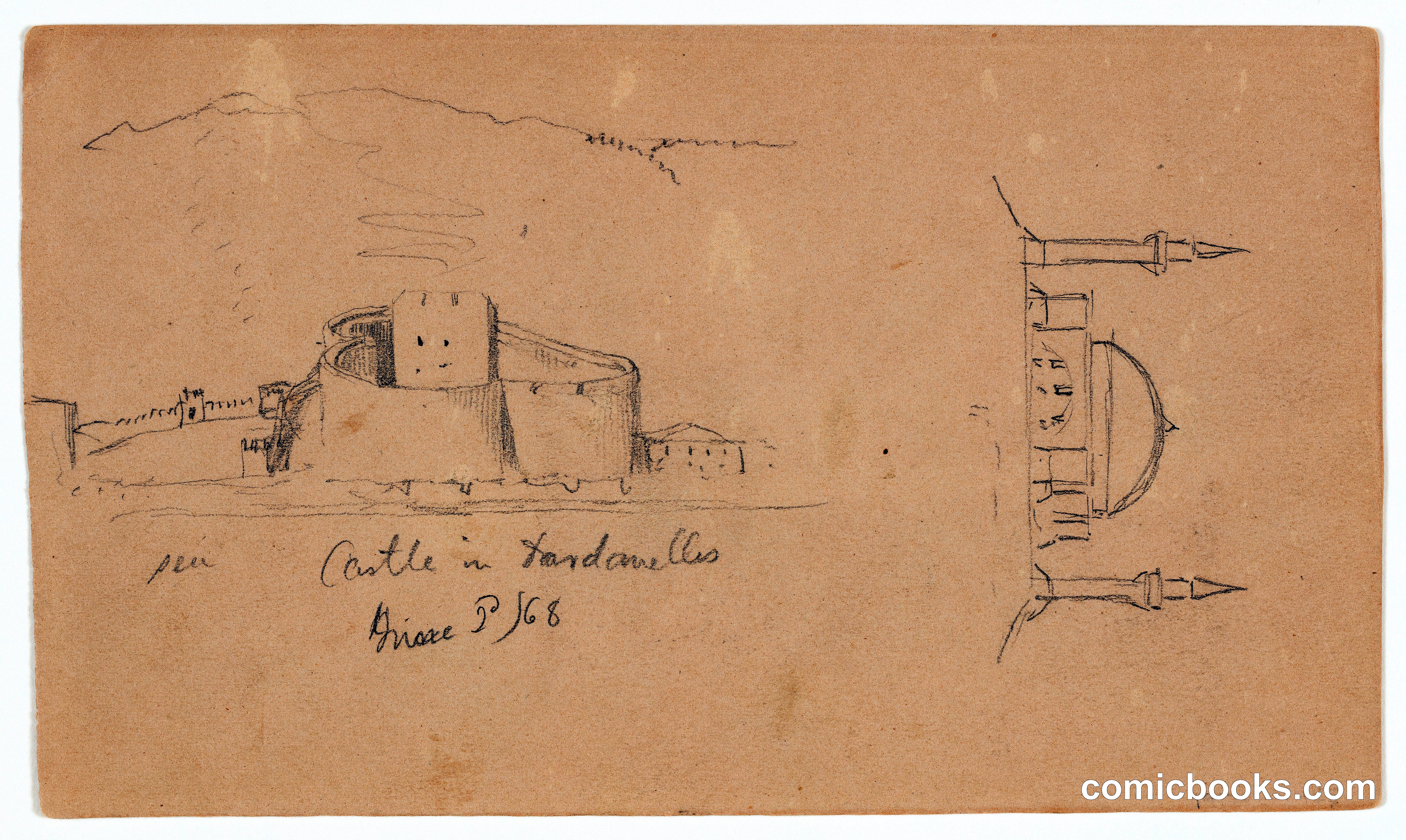 Castle in the Dardanelles, Turkey