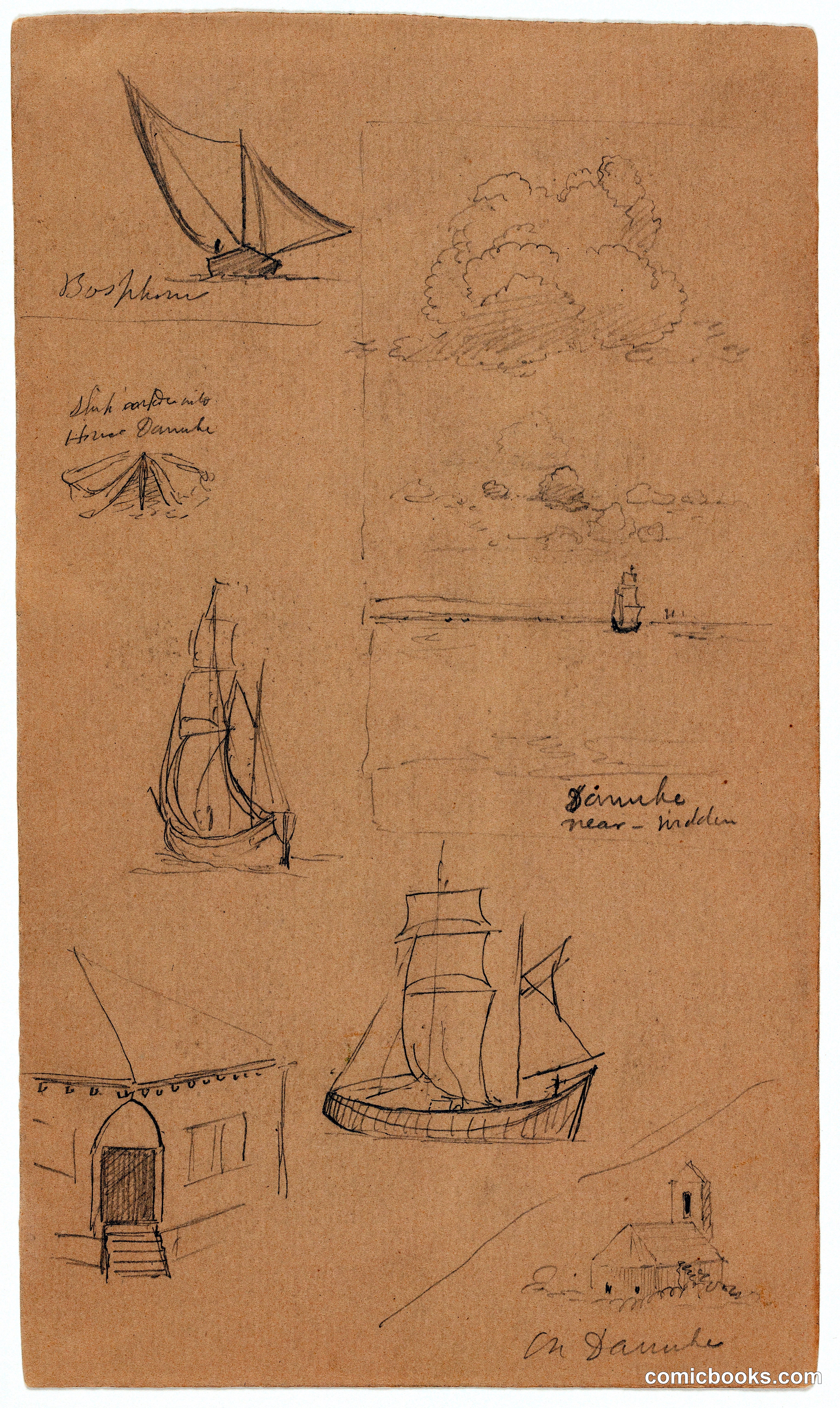 Mixed Sketches along the Danube