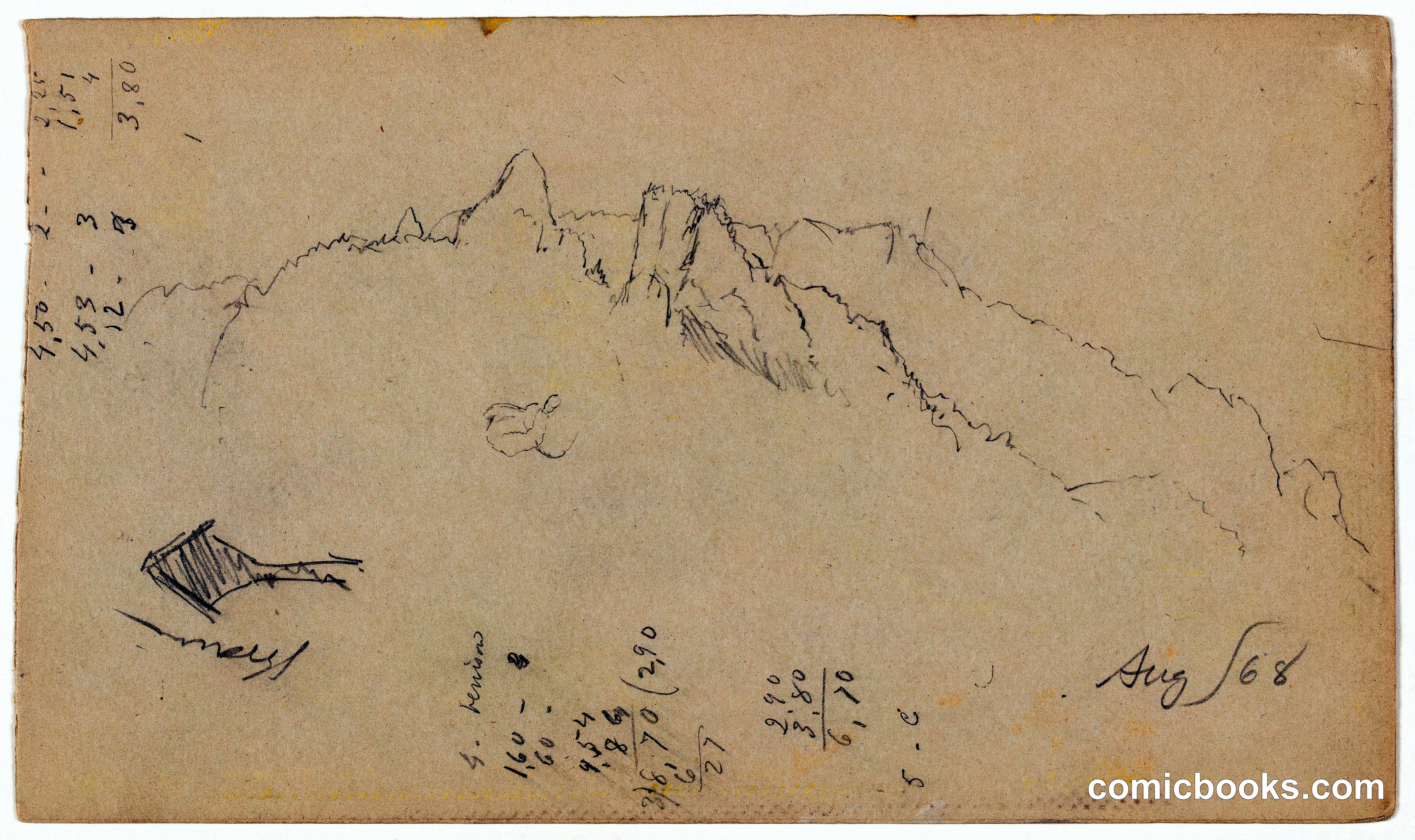 Mountain Peaks and Wayside Shrine