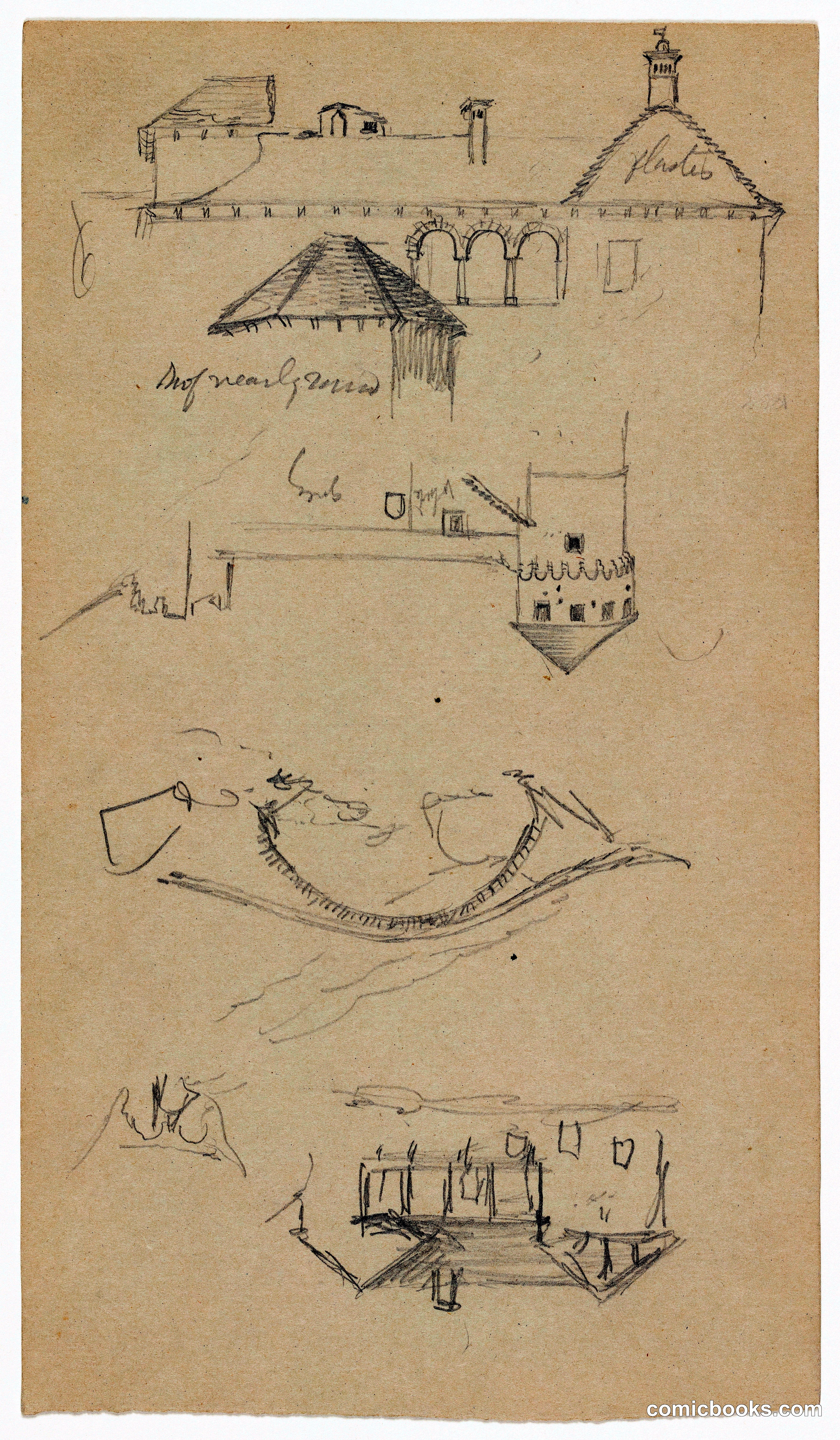 Alpine Architecture Sketches