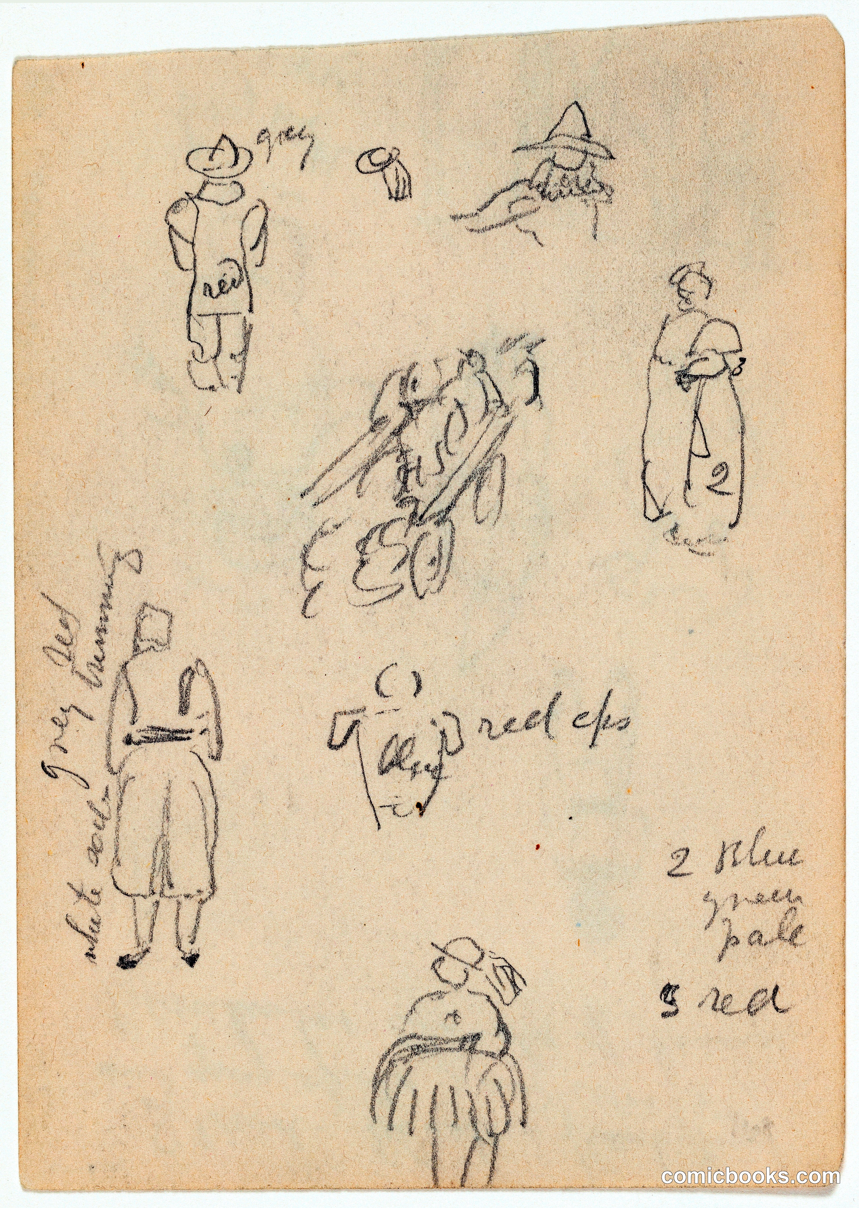 Figure Sketches and a Cart, Switzerland