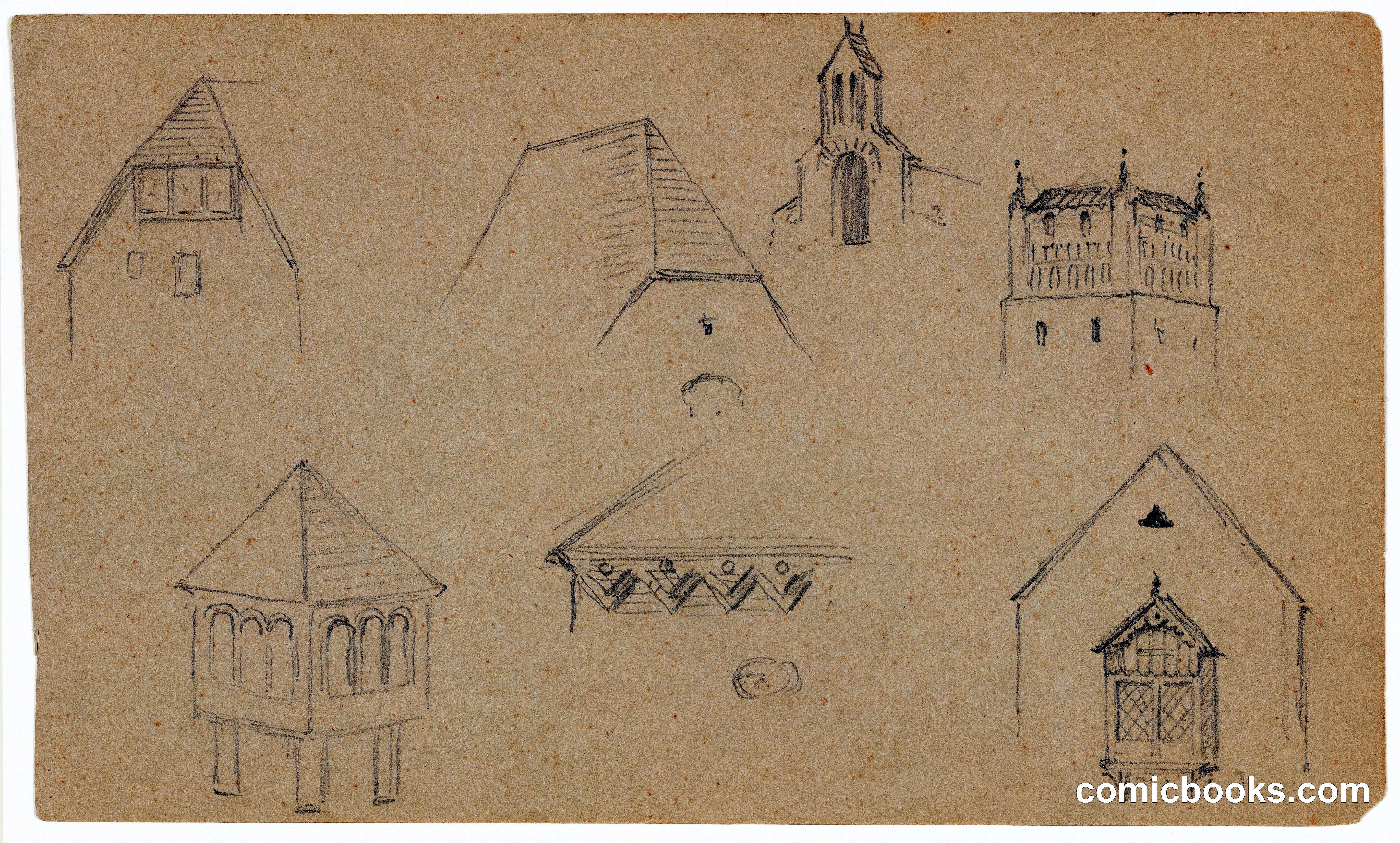 Alpine Architecture Sketches