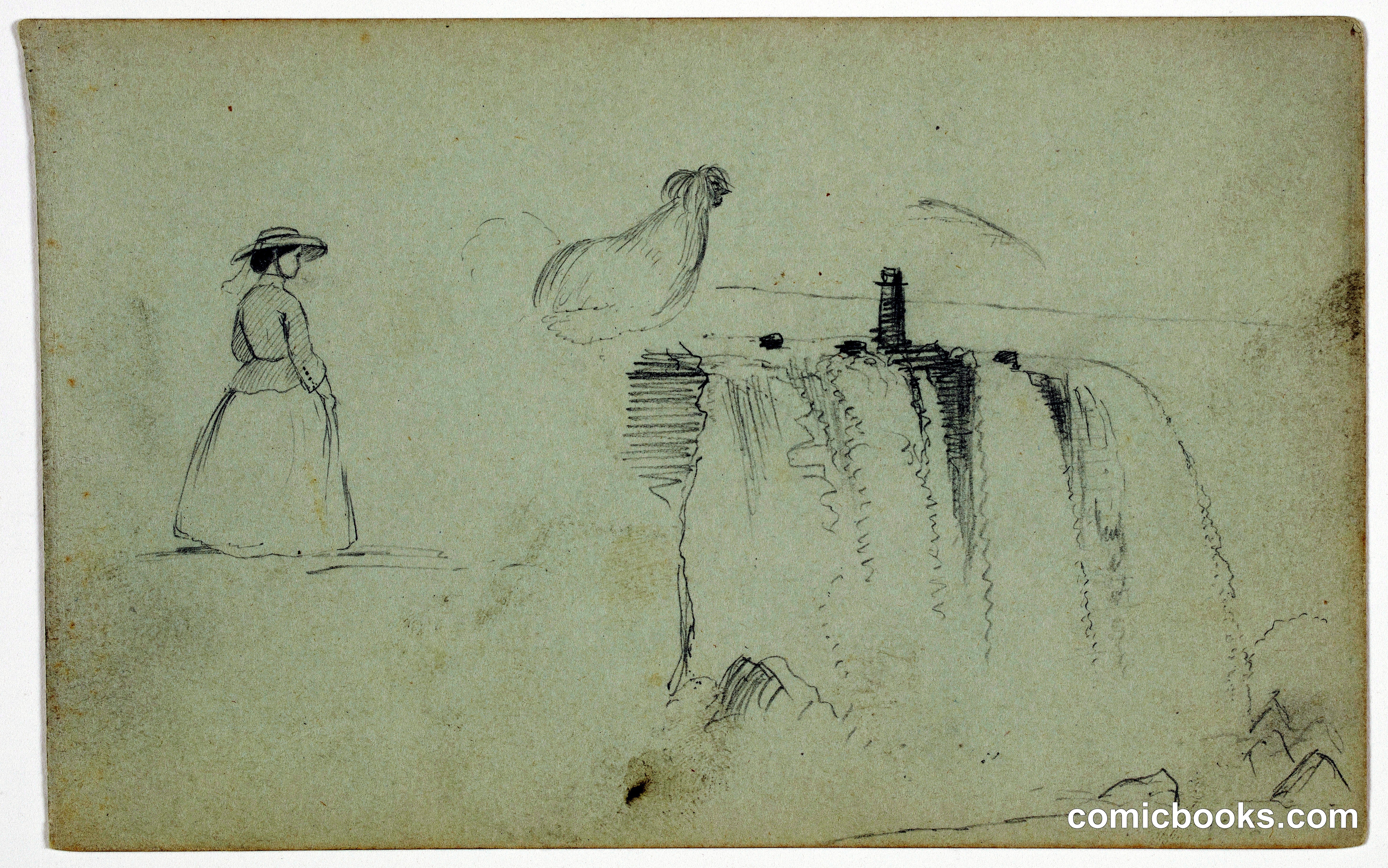 Mixed Sketches around Niagara Falls, New York