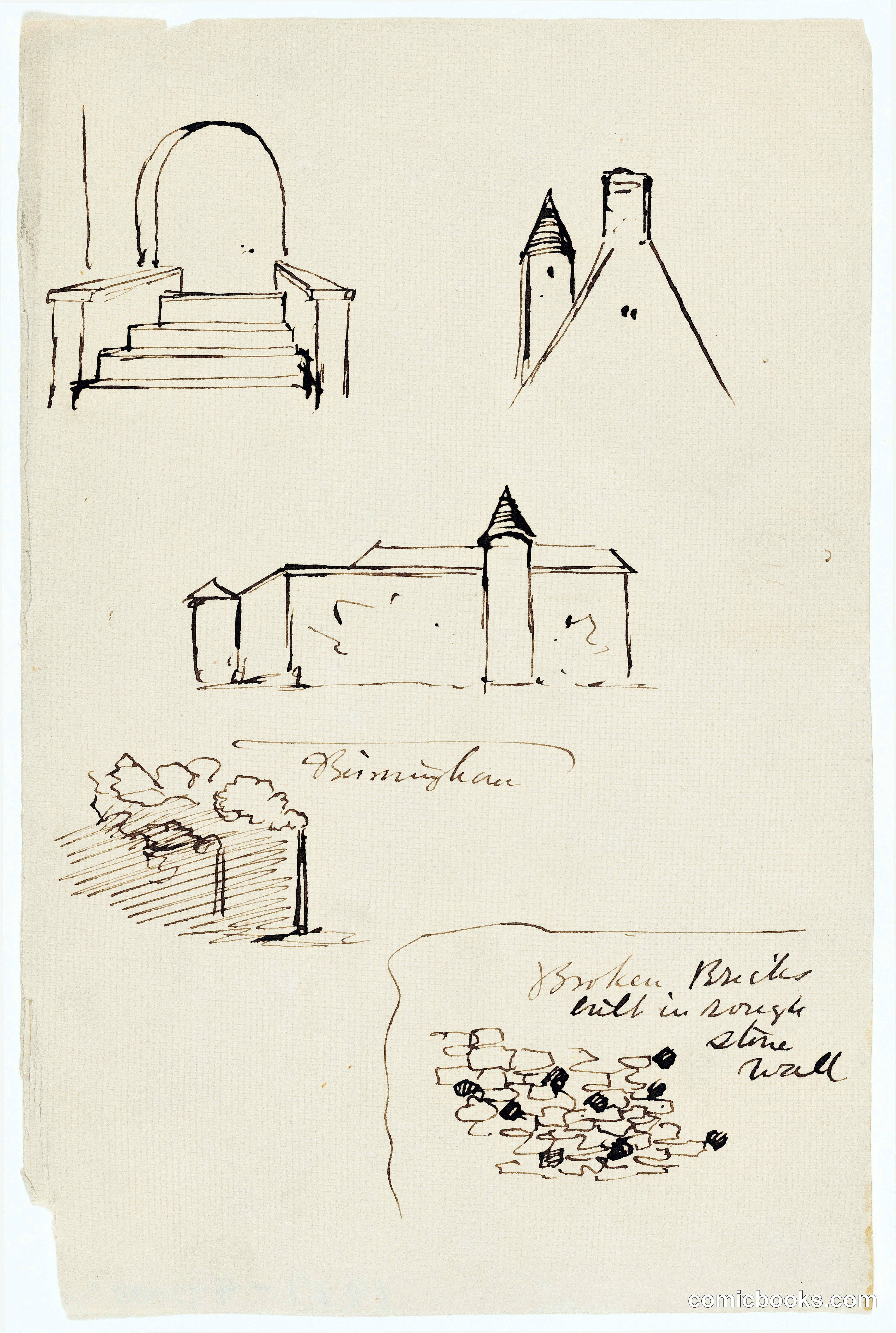 Architectural Sketches, Birmingham, United Kingdom