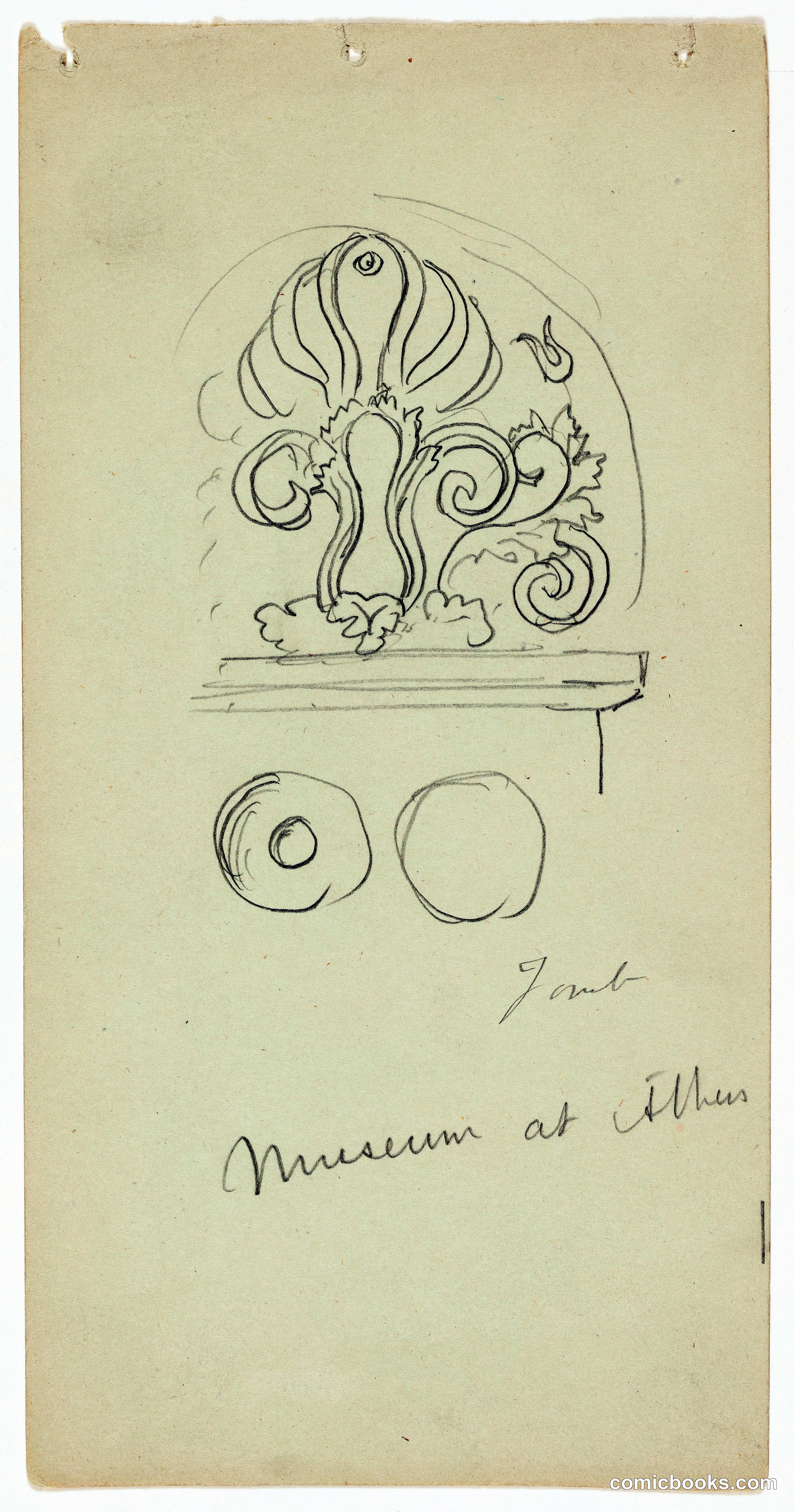 Study of Tomb Decorations, Museum of Athens